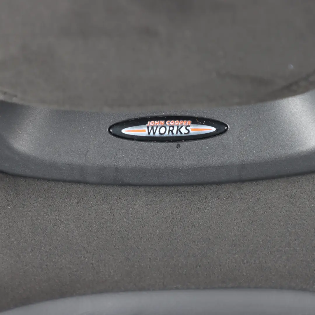 Front Right O/S Heated Alcantara Leather Dinamica Carbon Black to Mini F56 JCW Seat with Part number 9471298 Mini F56 JCW Seat Front Right O/S Heated Alcantara Leather Dinamica Carbon Black - SKU 9471298-1 - Part number 9471298