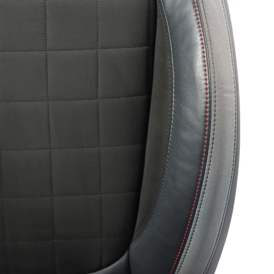 Front Right O/S Heated Alcantara Leather Dinamica Carbon Black to Mini F56 JCW Seat with Part number 9471298 Mini F56 JCW Seat Front Right O/S Heated Alcantara Leather Dinamica Carbon Black - SKU 9471298-1 - Part number 9471298