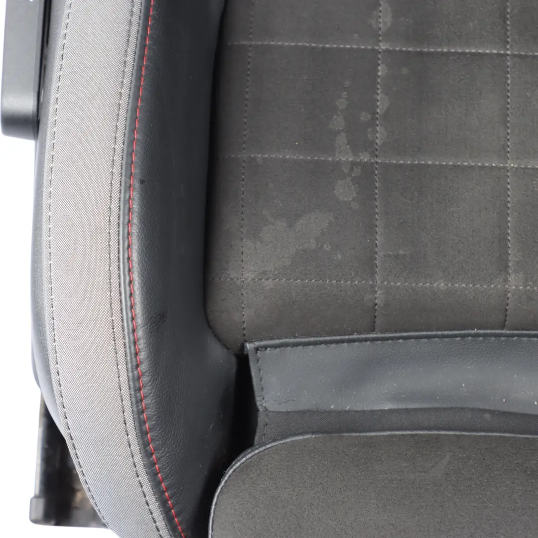 Front Right O/S Heated Alcantara Leather Dinamica Carbon Black to Mini F55 JCW Seat with Part number 9471298 Mini F55 JCW Seat Front Right O/S Heated Alcantara Leather Dinamica Carbon Black - SKU 9471298 - Part number 9471298