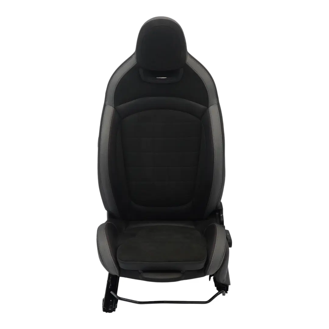 Fotel Przedni Lewy Grzany Skóra Dinamica Carbon Czarno Szary do Mini F60 JCW o numerze 9471299 Mini F60 JCW Fotel Przedni Lewy Grzany Skóra Dinamica Carbon Czarno Szary - SKU 9471299-1 - Numer Części 9471299