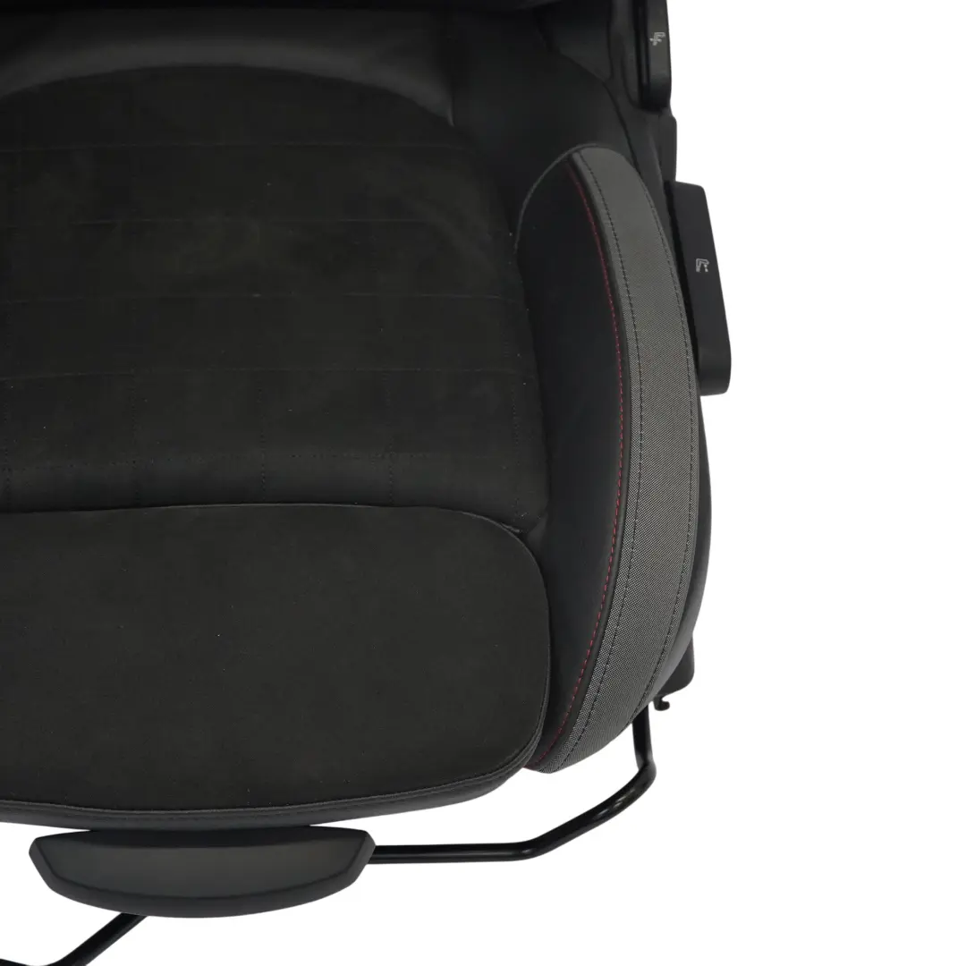 Mini F60 JCW Sitz Vorne Links Beheizt Leder Dinamica Carbon Schwarz / Grau - SKU 9471299-1 - Teilenummer 9471299