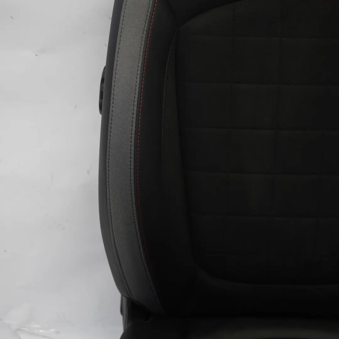 Mini F60 JCW Sitz Vorne Links Beheizt Leder Dinamica Carbon Schwarz / Grau - SKU 9471299-1 - Teilenummer 9471299