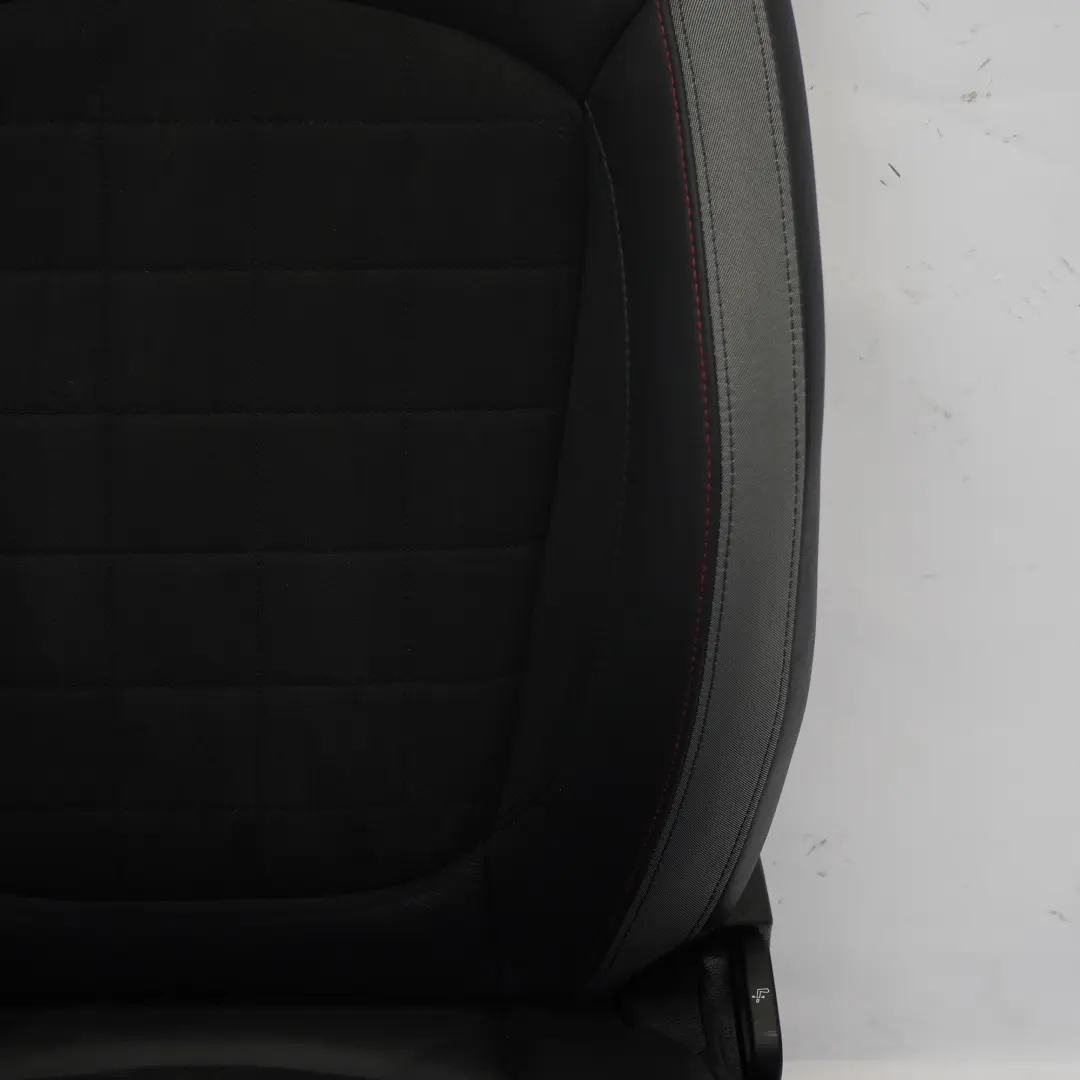 Fotel Przedni Lewy Grzany Skóra Dinamica Carbon Czarno Szary do Mini F60 JCW o numerze 9471299 Mini F60 JCW Fotel Przedni Lewy Grzany Skóra Dinamica Carbon Czarno Szary - SKU 9471299-1 - Numer Części 9471299