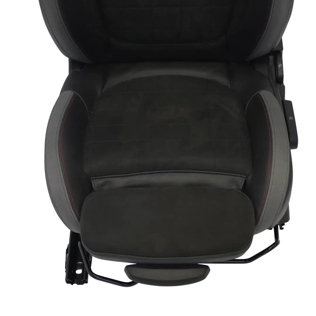 Mini F60 JCW Sitz Vorne Links Beheizt Leder Dinamica Carbon Schwarz / Grau - SKU 9471299-1 - Teilenummer 9471299