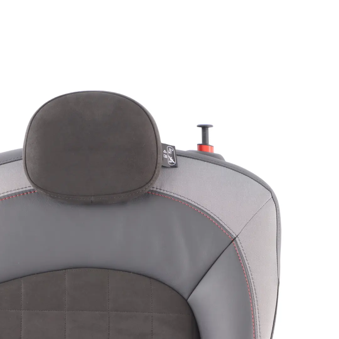 Bench Backrest Rear Left N/S Half Leather Dinamica Carbon Black to Mini F56 Seat with Part number 9471305 Mini F56 Seat Bench Backrest Rear Left N/S Half Leather Dinamica Carbon Black - SKU 9471305 - Part number 9471305
