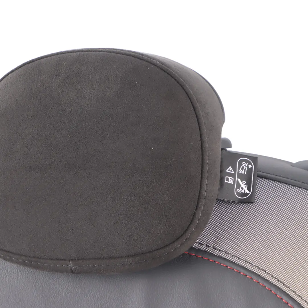 Bench Backrest Rear Left N/S Half Leather Dinamica Carbon Black to Mini F56 Seat with Part number 9471305 Mini F56 Seat Bench Backrest Rear Left N/S Half Leather Dinamica Carbon Black - SKU 9471305 - Part number 9471305