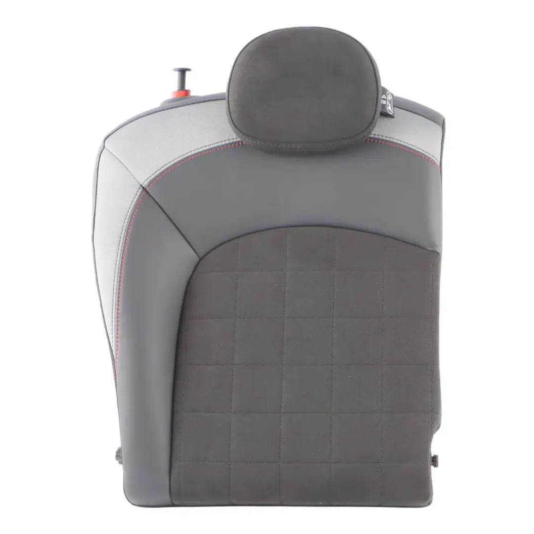 Bench Backrest Rear Right O/S Half Leather Dinamica Carbon Black to Mini F56 Seat with Part number 9471306 Mini F56 Seat Bench Backrest Rear Right O/S Half Leather Dinamica Carbon Black - SKU 9471306 - Part number 9471306