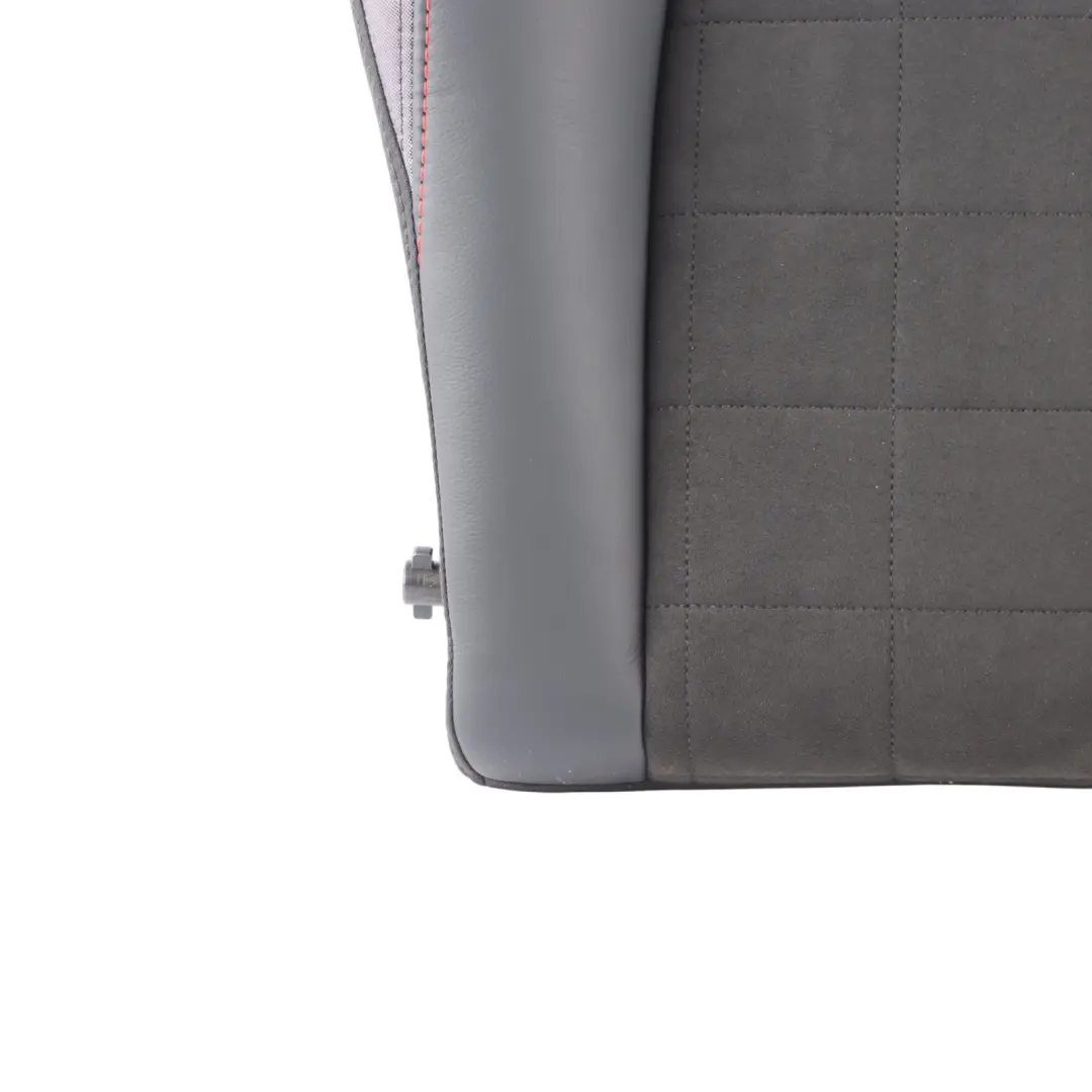 Bench Backrest Rear Right O/S Half Leather Dinamica Carbon Black to Mini F56 Seat with Part number 9471306 Mini F56 Seat Bench Backrest Rear Right O/S Half Leather Dinamica Carbon Black - SKU 9471306 - Part number 9471306