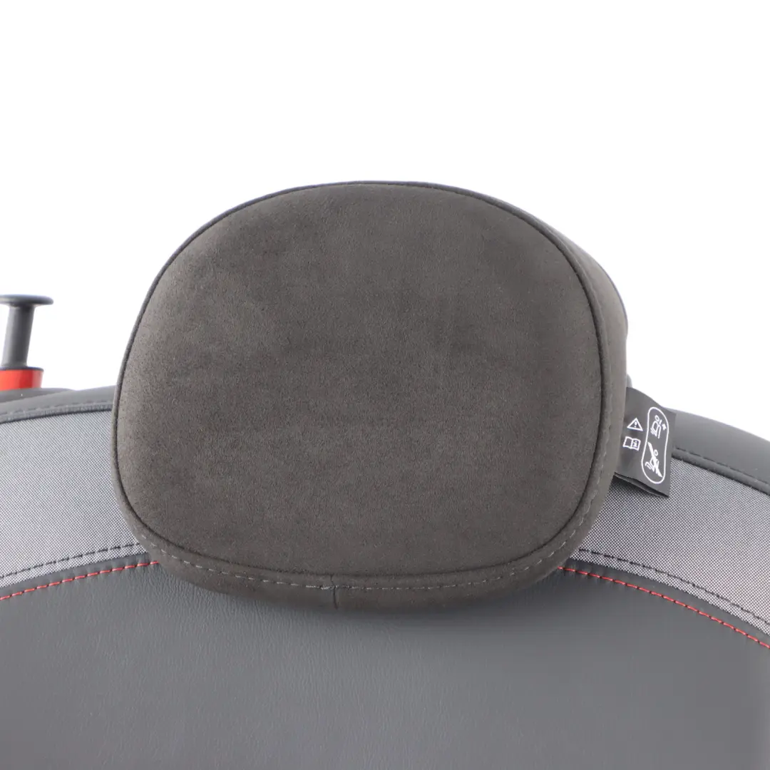 Bench Backrest Rear Right O/S Half Leather Dinamica Carbon Black to Mini F56 Seat with Part number 9471306 Mini F56 Seat Bench Backrest Rear Right O/S Half Leather Dinamica Carbon Black - SKU 9471306 - Part number 9471306