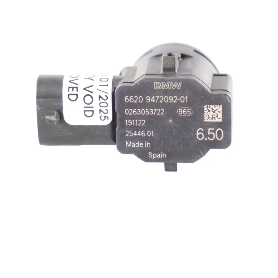 BMW F44 Vorne Hinten PDC Park Distanz Sensor Alpinweiss Weiss - 300 - SKU 9472092-AW - Teilenummer 9472092