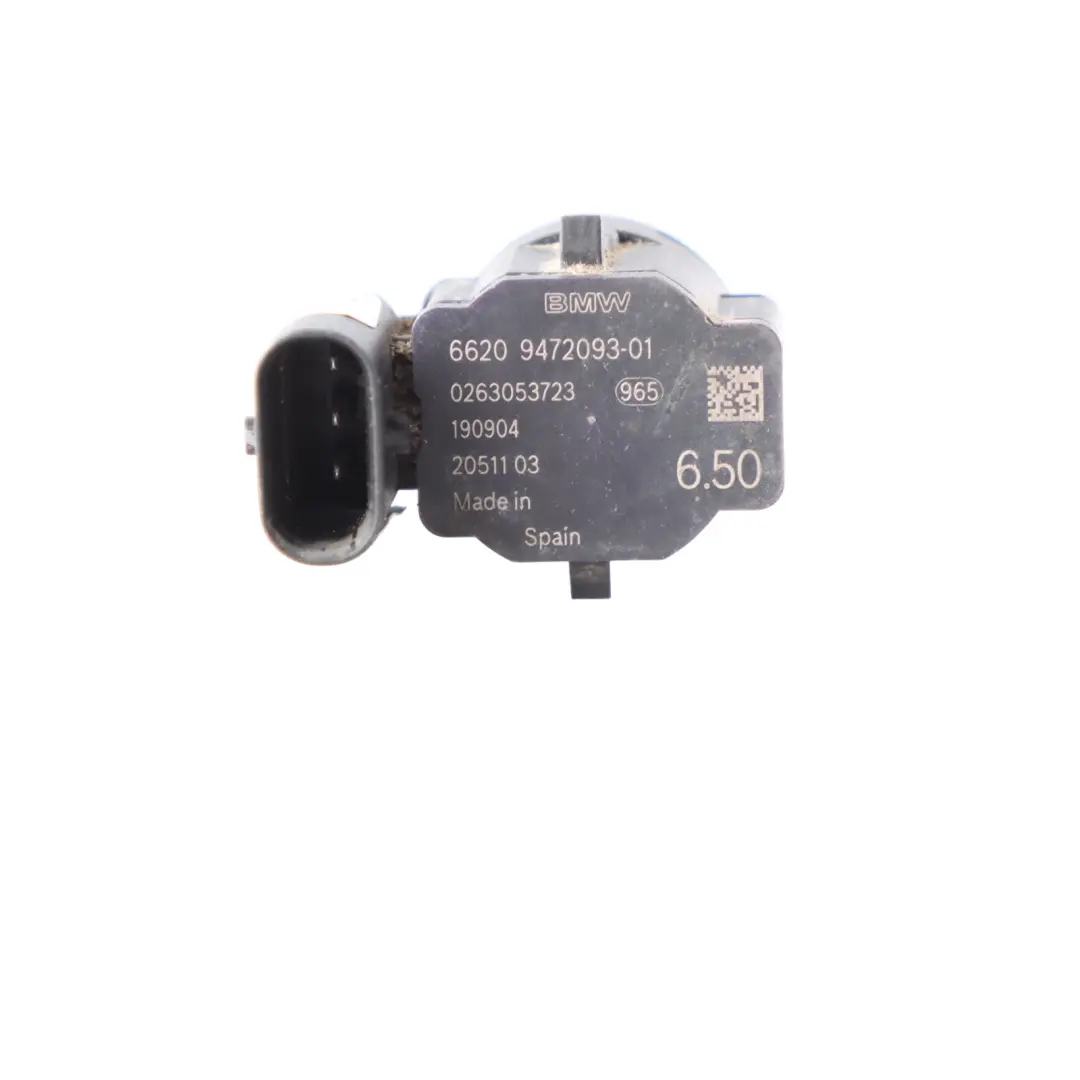 Bumper Corner Ultrasonic Sensor Alpin White - U300 to BMW F44 X7 G07 Rear with Part number 9472093 BMW F44 X7 G07 Rear Bumper Corner Ultrasonic Sensor Alpin White - U300 - SKU 9472093-AW - Part number 9472093
