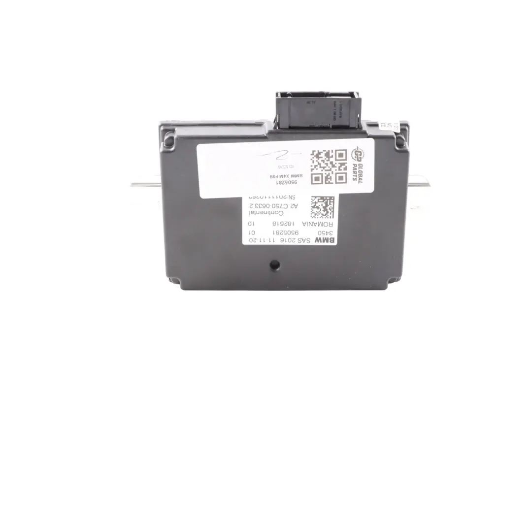 X3M F98 X4M Control Unit SAS Module ECU to BMW G11 G12 G30 G31 G32 F90 F97 with Part number 9505281 BMW G11 G12 G30 G31 G32 F90 F97 X3M F98 X4M Control Unit SAS Module ECU - SKU 9505281 - Part number 9505281