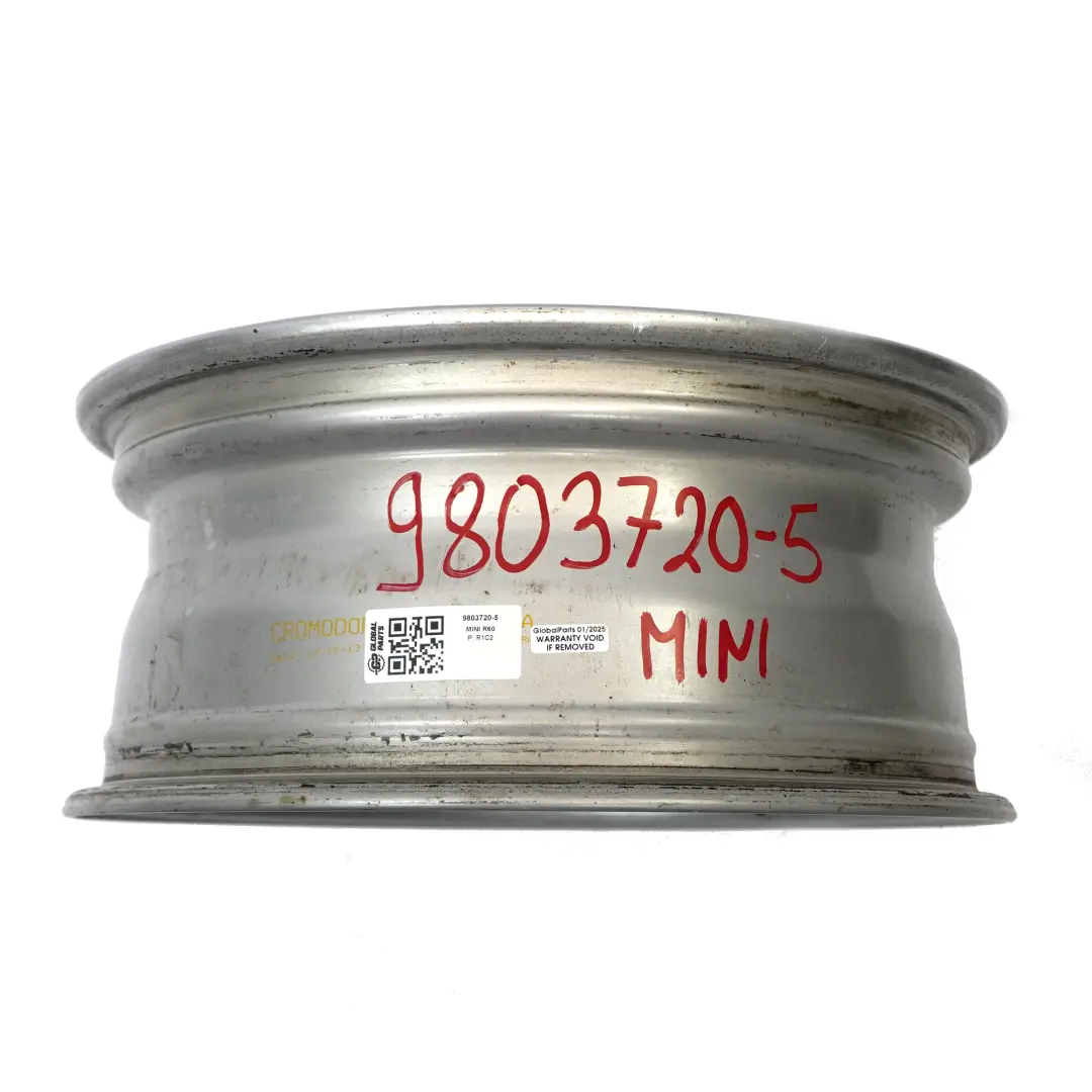 Mini Cooper R60 Srebrna Felga Aluminiowa 16" ET:46 6,5J - SKU 9803720-5 - Numer Części 9803720