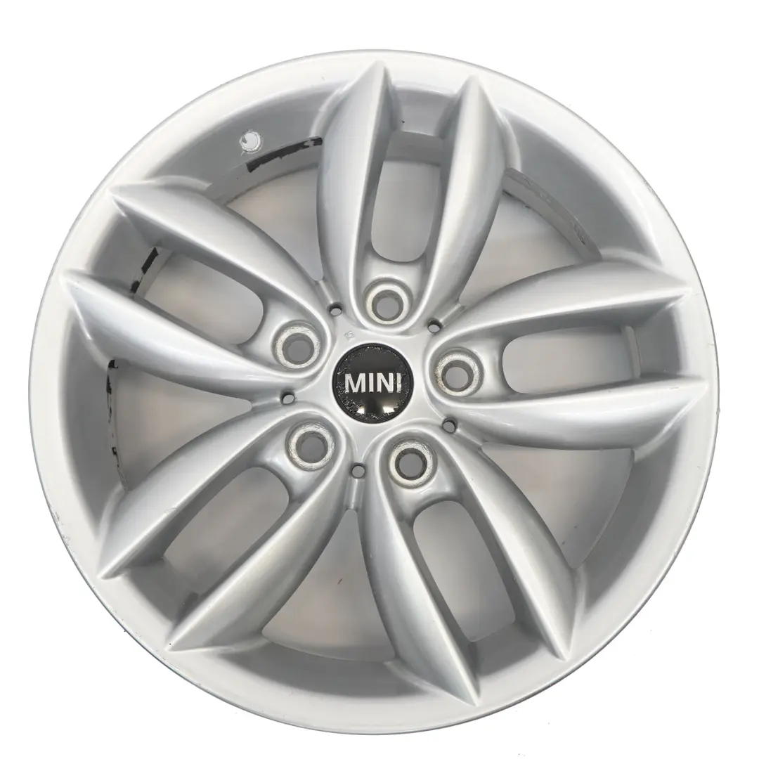 Mini R60 R61 Silver Wheel Alloy Rim 17" 7J 5-Star Double Spoke 124 ET:50 - SKU 9803723-1 - Part number 9803723