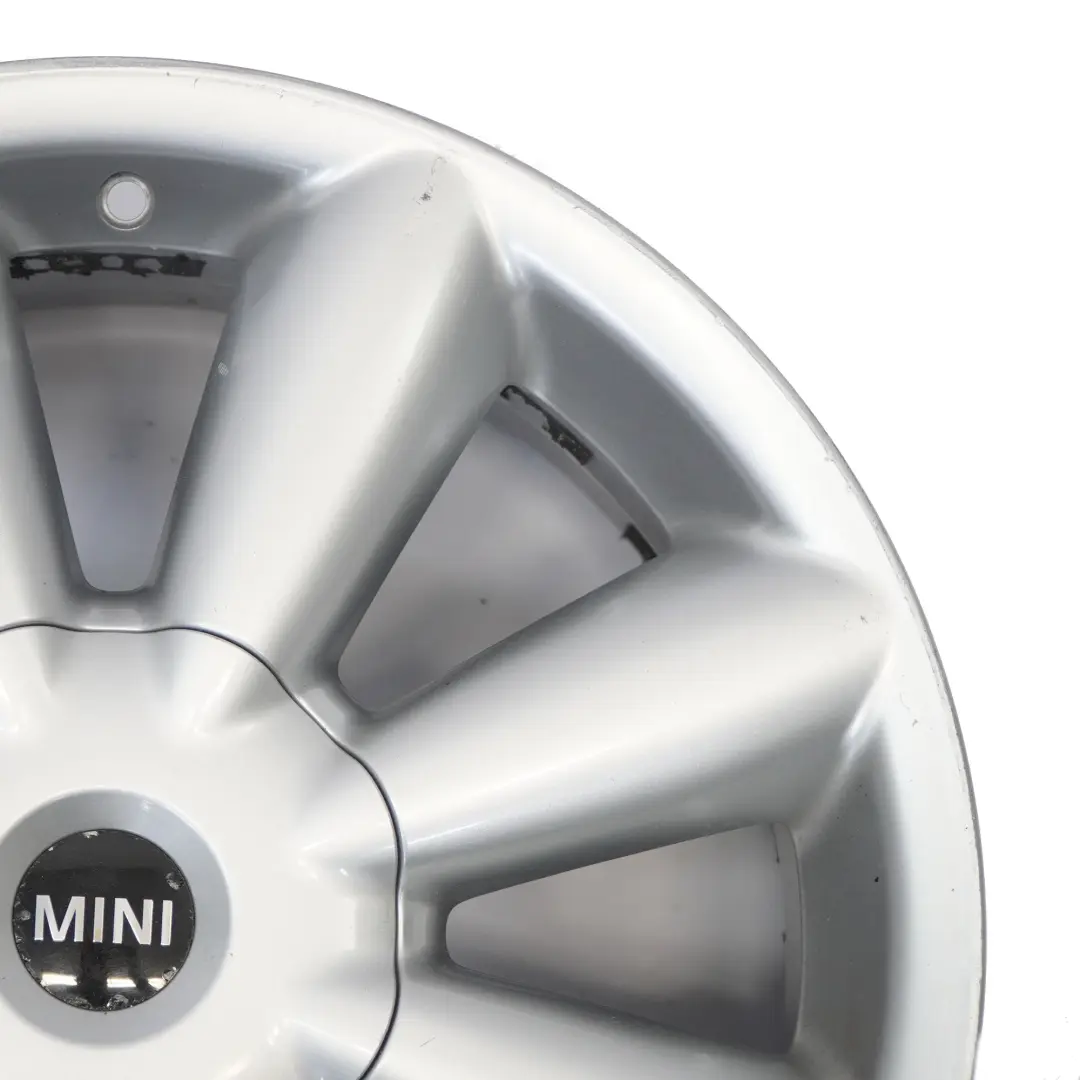 Mini Cooper R60 R61 Silver Wheel Alloy Rim 18" ET:52 7,5J Turbo Fan 126 - SKU 9803724-2 - Part number 9803724
