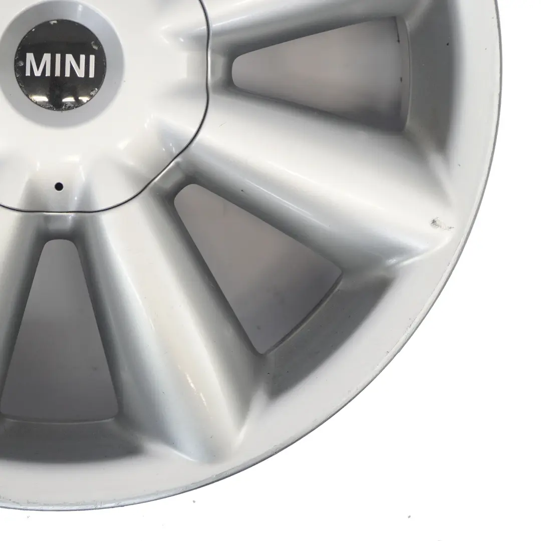 Mini Cooper R60 R61 Argent Jante Alliage 18" ET:52 7,5J Turbo Fan 126 - SKU 9803724-2 - Numéro de pièce 9803724
