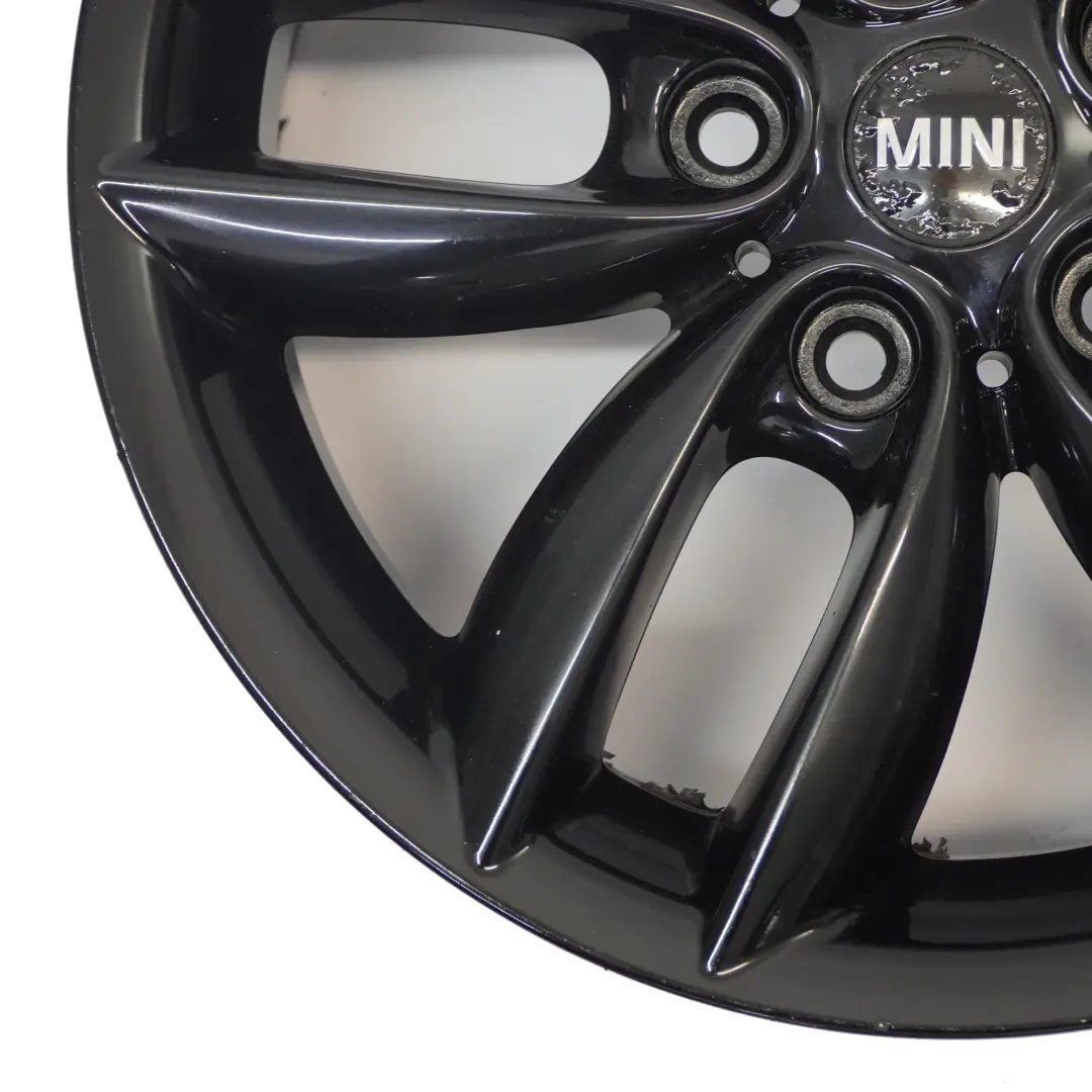 Mini Cooper R60 R61 Noir Jante Alliage 17" 7J 5-Star Double Spoke 124 - SKU 9803726-1 - Numéro de pièce 9803726