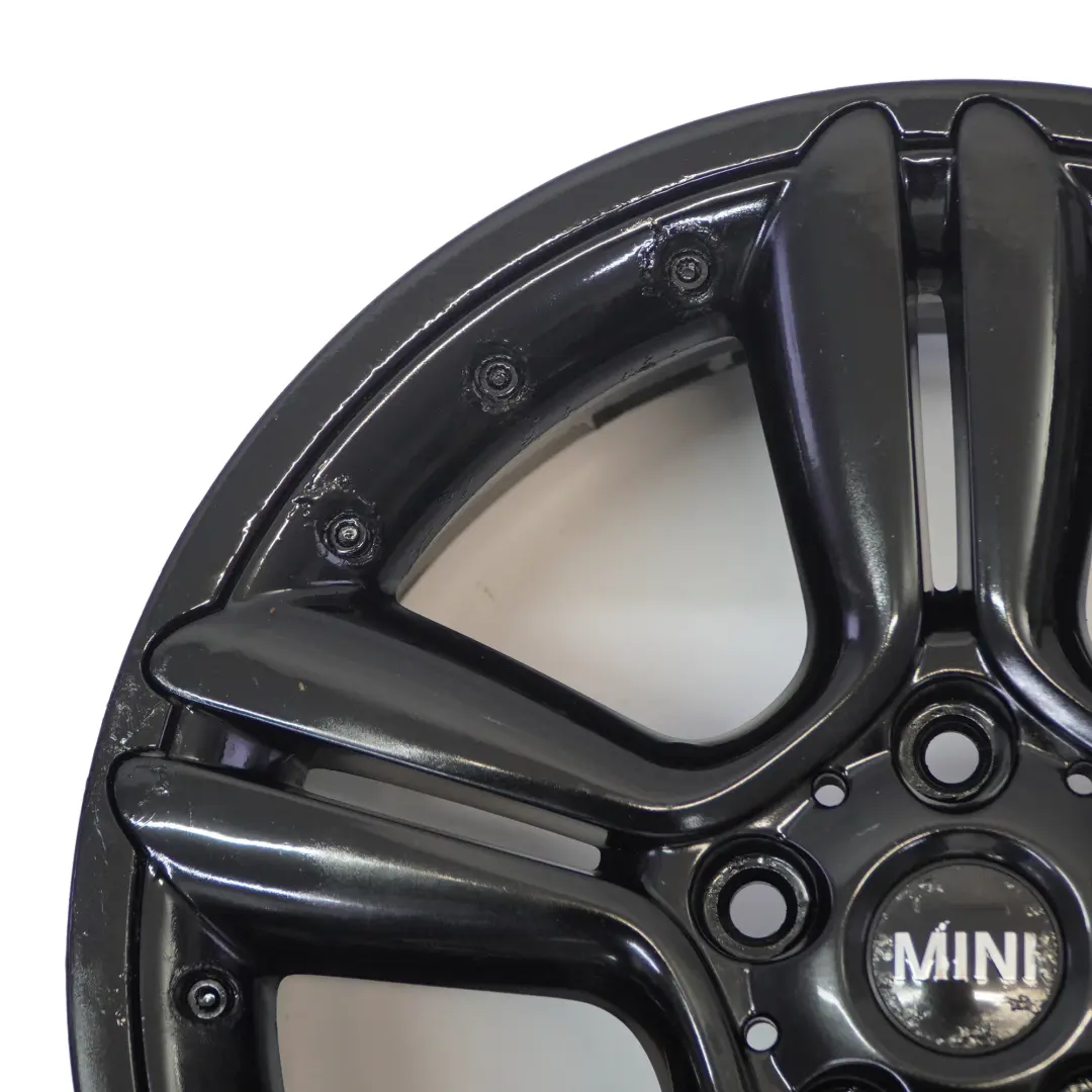 Mini Cooper R60 R61 Schwarz Alufelge 18" 7,5J ET:52 5-Stern Doppelspeiche 127 - SKU 9803727-3 - Teilenummer 9803727