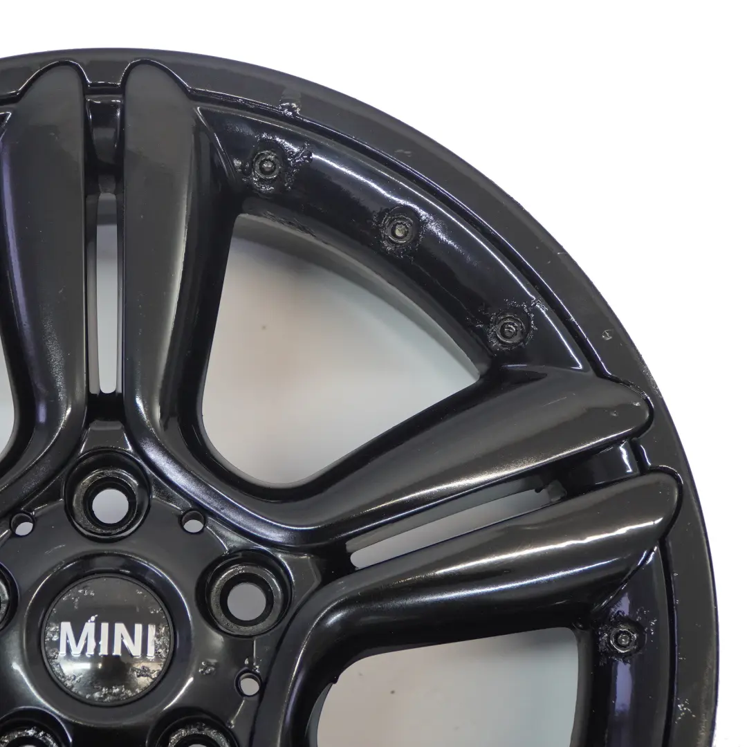 Mini Cooper R60 R61 Schwarz Alufelge 18" 7,5J ET:52 5-Stern Doppelspeiche 127 - SKU 9803727-3 - Teilenummer 9803727