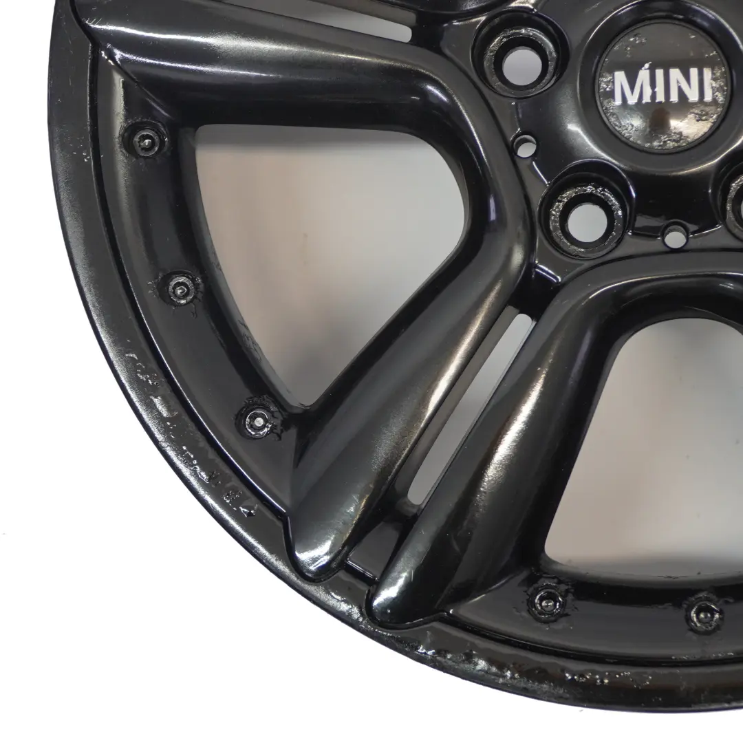 Mini Cooper R60 R61 Black Wheel Alloy Rim 18" 7,5J ET:52 5-Star Double Spoke 127 - SKU 9803727-3 - Part number 9803727