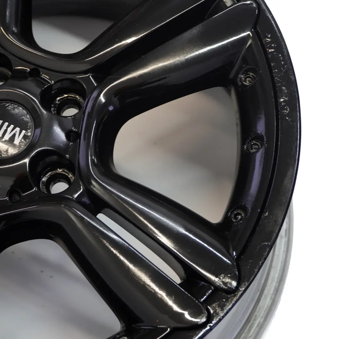 Mini Cooper R60 R61 Black Wheel Alloy Rim 18" 7,5J ET:52 5-Star Double Spoke 127 - SKU 9803727-3 - Part number 9803727