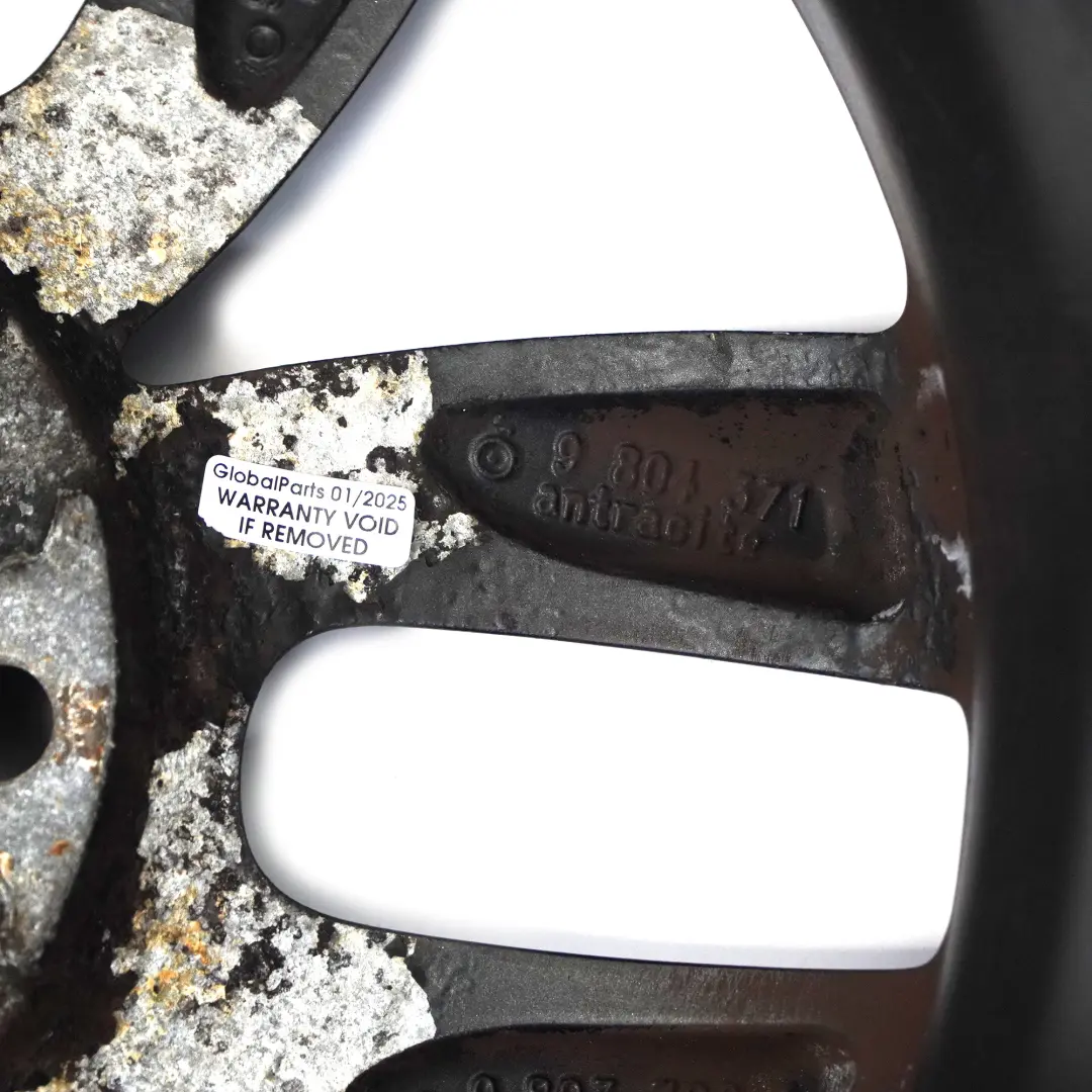 Schwarz Felge 17" 7J 5-Stern Doppelspeiche 124 für Mini Cooper R60 R61 mit Teilenummer 9804371 Mini Cooper R60 R61 Schwarz Felge 17" 7J 5-Stern Doppelspeiche 124 - SKU 9804371-2 - Teilenummer 9804371