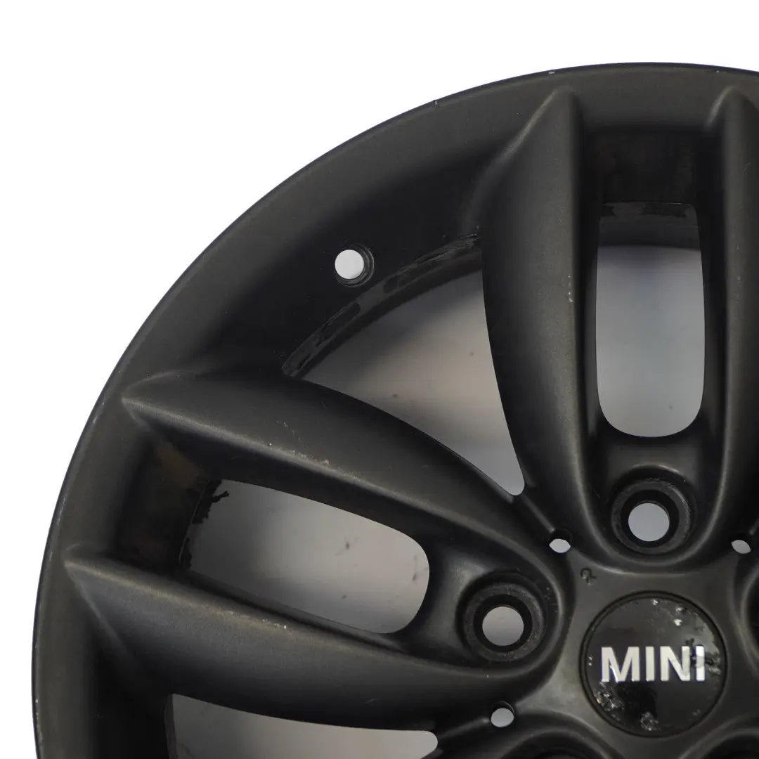 Mini Cooper R60 R61 Schwarz Felge 17" 7J 5-Stern Doppelspeiche 124 - SKU 9804371-2 - Teilenummer 9804371