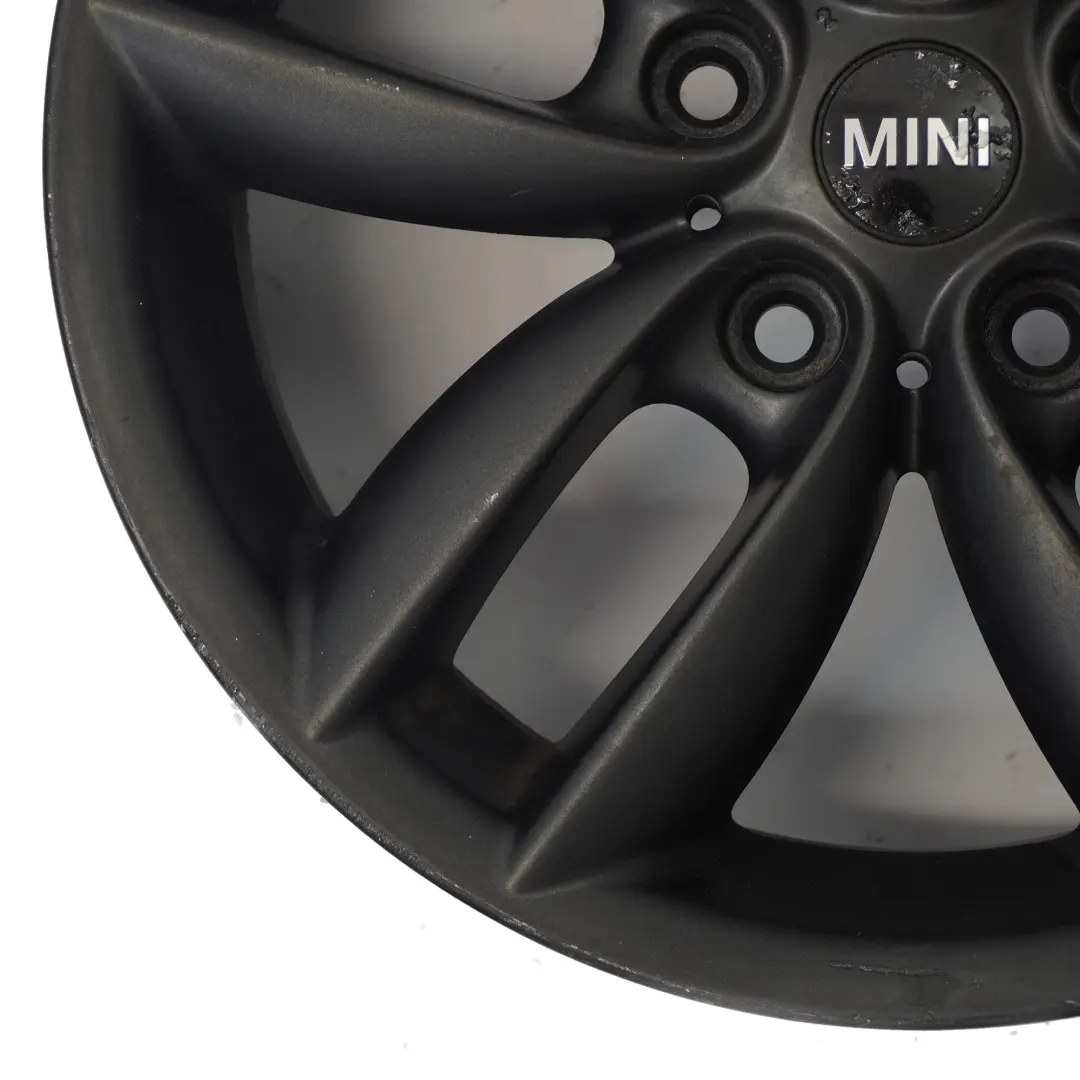 Mini Cooper R60 R61 Schwarz Felge 17" 7J 5-Stern Doppelspeiche 124 - SKU 9804371-2 - Teilenummer 9804371