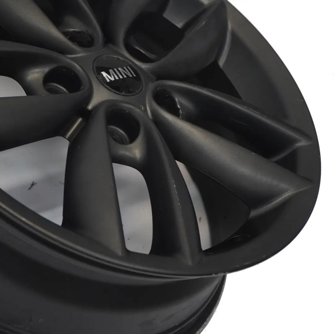 Alloy Rim 17" 7J 5-Star Double Spoke 124 to Mini Cooper R60 R61 Black Wheel with Part number 9804371 Mini Cooper R60 R61 Black Wheel Alloy Rim 17" 7J 5-Star Double Spoke 124 - SKU 9804371-3 - Part number 9804371