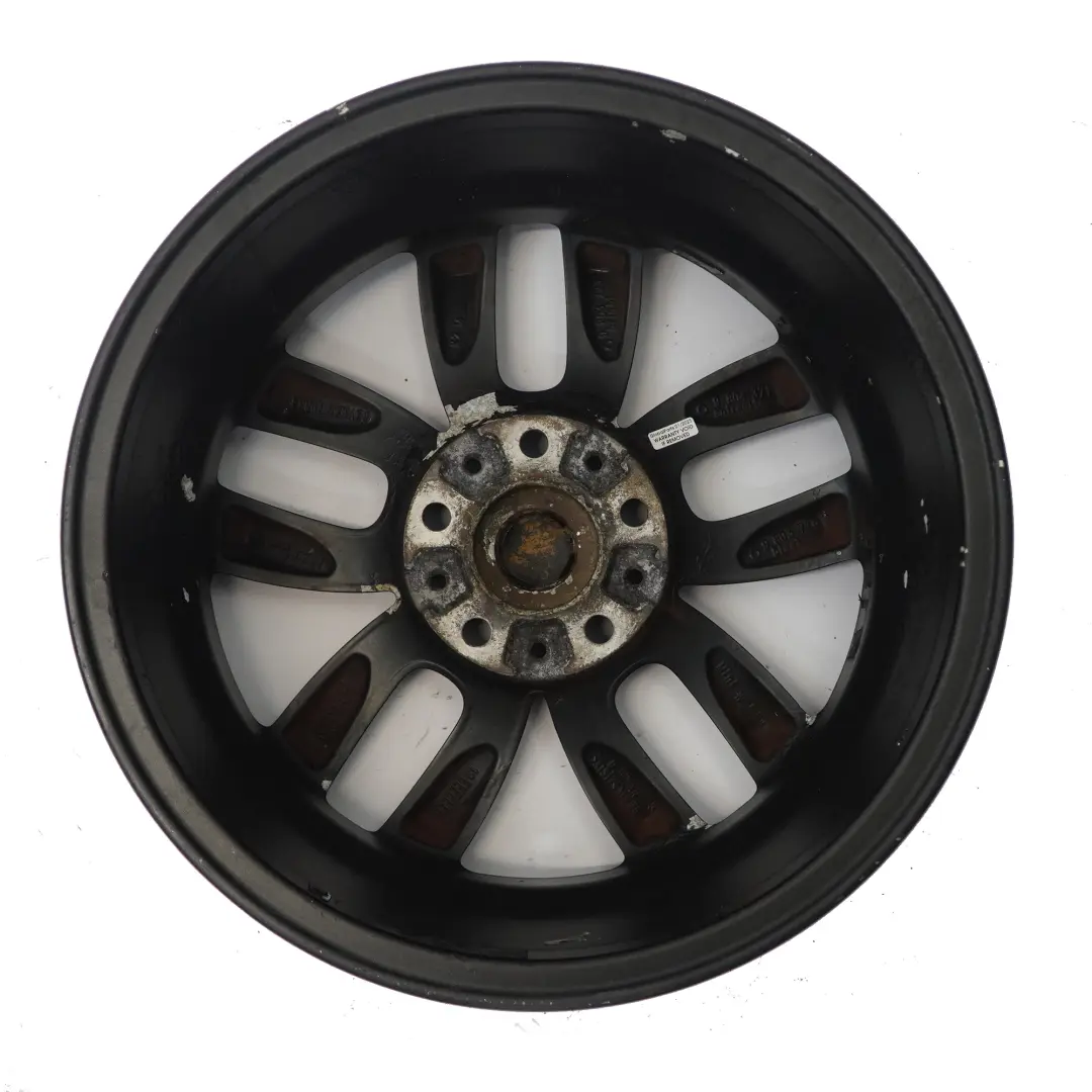 Mini Cooper R60 R61 Black Wheel Alloy Rim 17" 7J 5-Star Double Spoke 124 - SKU 9804371-3 - Part number 9804371