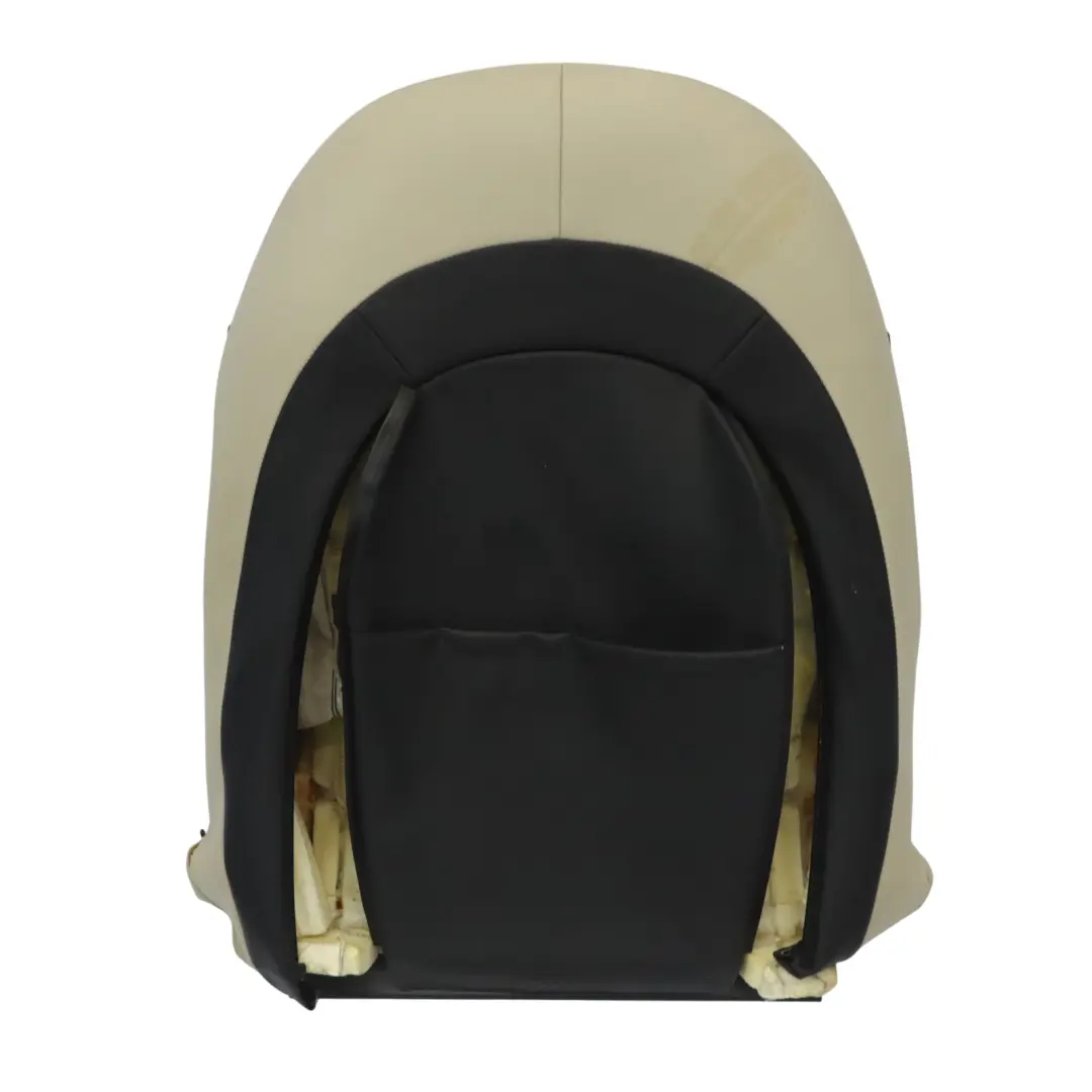 Mini R60 Vorder Sitz Rücken Lehne Sport Links Leder Polar Beige - SKU 9806613 - Teilenummer 9806613
