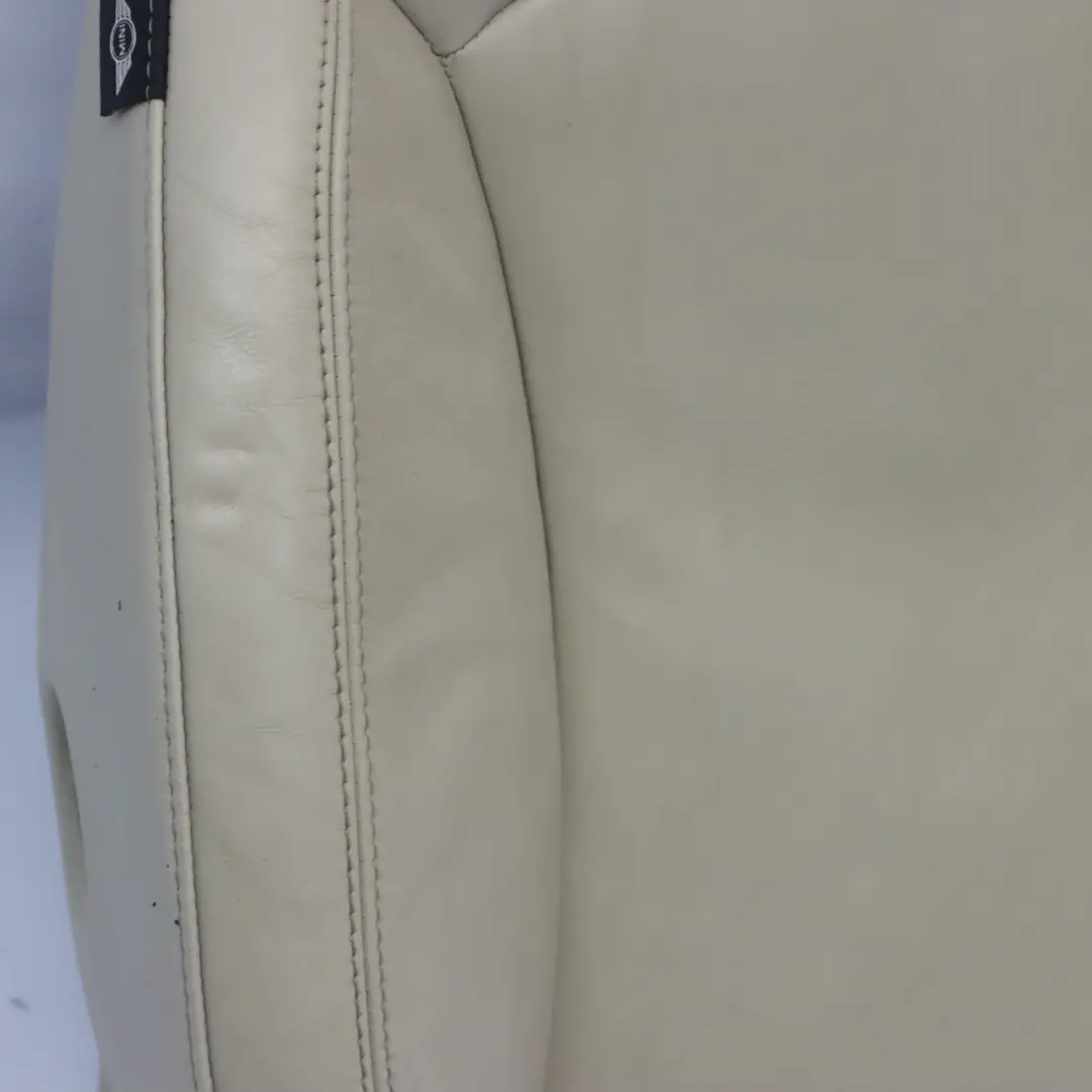 Mini R60 Front Seat Back Rest Sport Left N/S Leather Gravity Polar Beige - SKU 9806613 - Part number 9806613