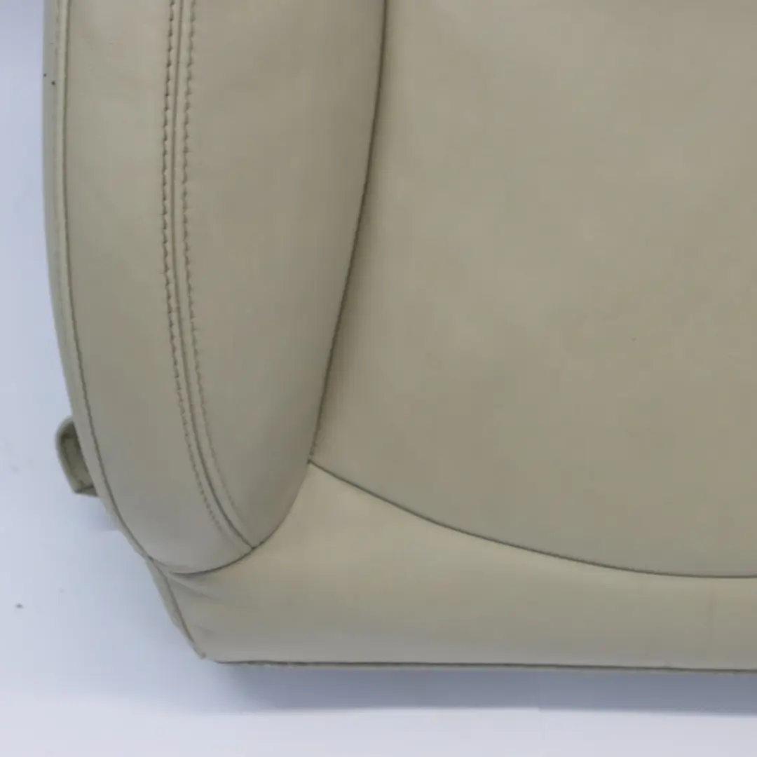 Vorder Sitz Rücken Lehne Sport Links Leder Polar Beige für Mini R60 mit Teilenummer 9806613 Mini R60 Vorder Sitz Rücken Lehne Sport Links Leder Polar Beige - SKU 9806613 - Teilenummer 9806613