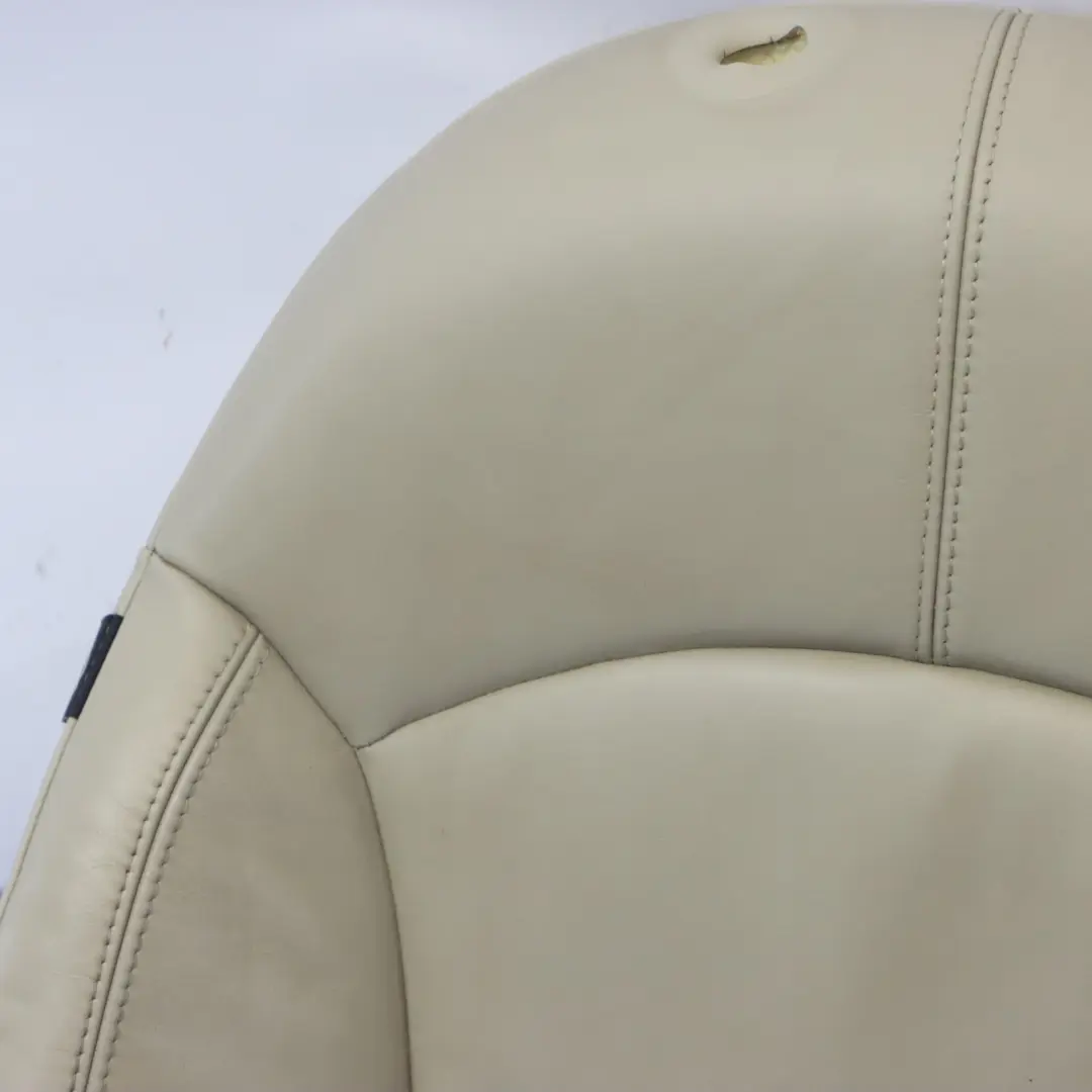 Mini R60 Front Seat Back Rest Sport Left N/S Leather Gravity Polar Beige - SKU 9806613 - Part number 9806613