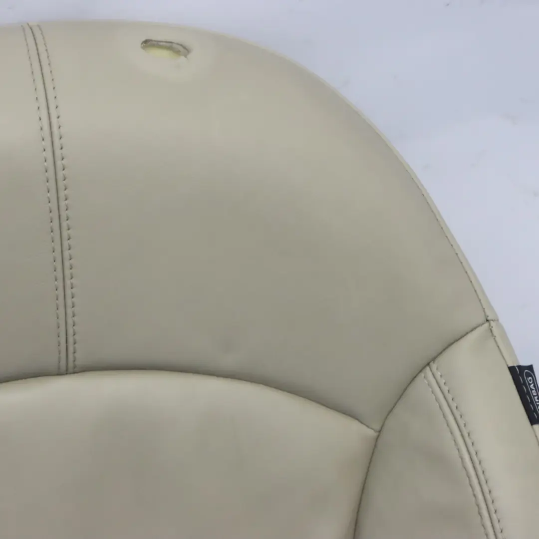 Mini R60 Front Seat Back Rest Sport Left N/S Leather Gravity Polar Beige - SKU 9806613 - Part number 9806613