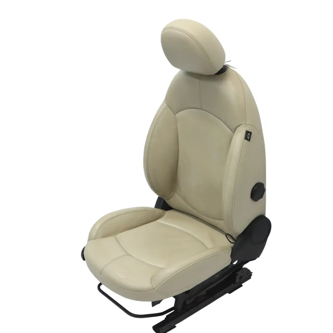 Mini Cooper R60 Sport Asiento Delantero Derecho Cuero Gravedad Beige Polar - SKU 9806614-3 - Número de pieza 9806614