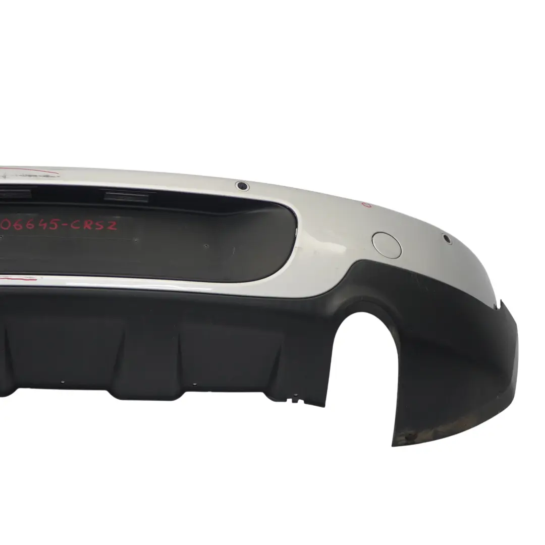 Bumper Trim Panel Cover PDC Crystal Silver Metallic B12 to Mini Countryman R60 Rear with Part number 9806645 Mini Countryman R60 Rear Bumper Trim Panel Cover PDC Crystal Silver Metallic B12 - SKU 9806645-CRS2 - Part number 9806645