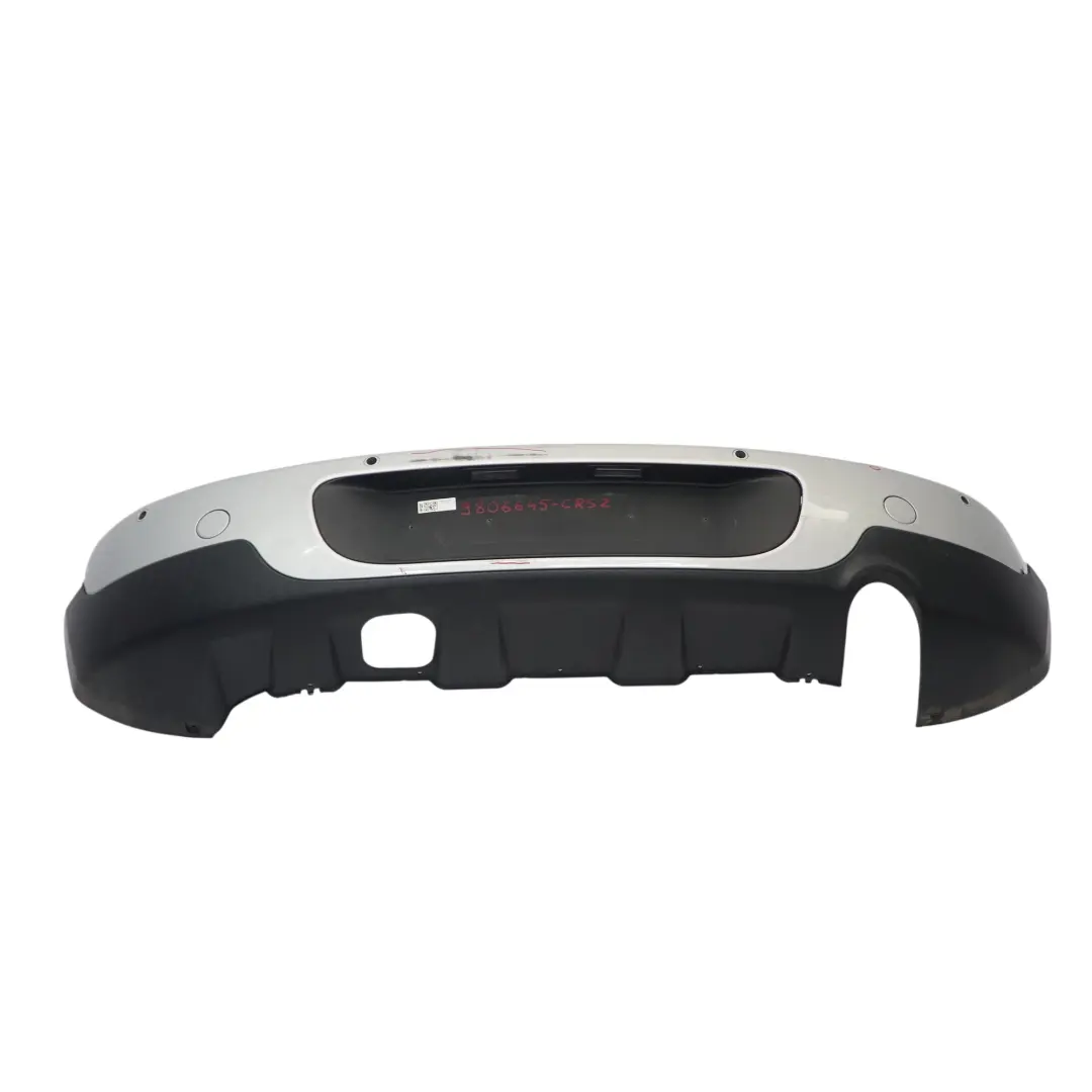 Bumper Trim Panel Cover PDC Crystal Silver Metallic B12 to Mini Countryman R60 Rear with Part number 9806645 Mini Countryman R60 Rear Bumper Trim Panel Cover PDC Crystal Silver Metallic B12 - SKU 9806645-CRS2 - Part number 9806645