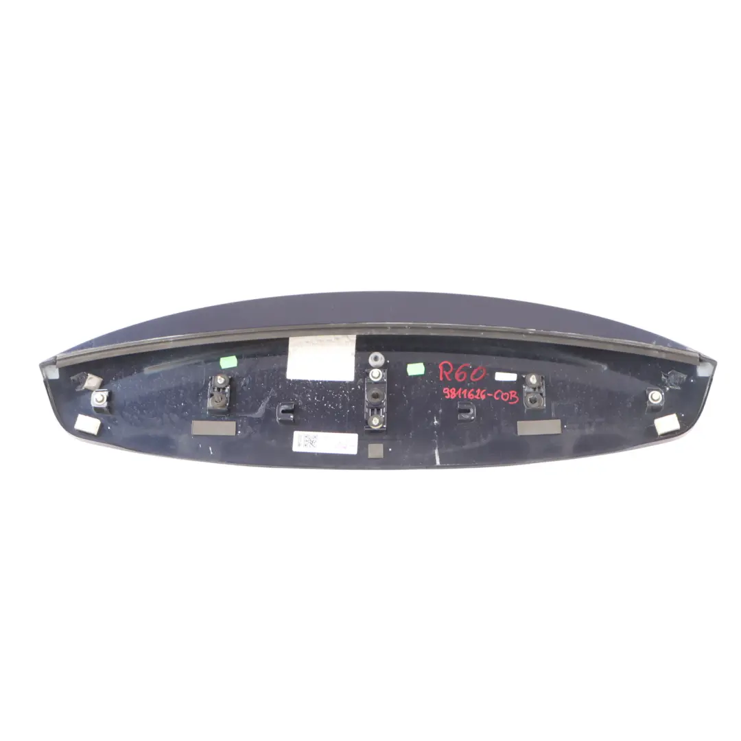 Mini Countryman R60 Rear Tailgate Boot Spoiler Cosmic Blue Metallic - B13 - SKU 9811626-COB - Part number 9811626