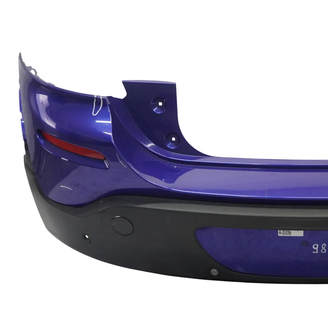 Bumper Rear PDC Trim Panel Starlight Blue Metallic - B62 to Mini Paceman R61 with Part number 9811698 Mini Paceman R61 Bumper Rear PDC Trim Panel Starlight Blue Metallic - B62 - SKU 9811698-STB1 - Part number 9811698
