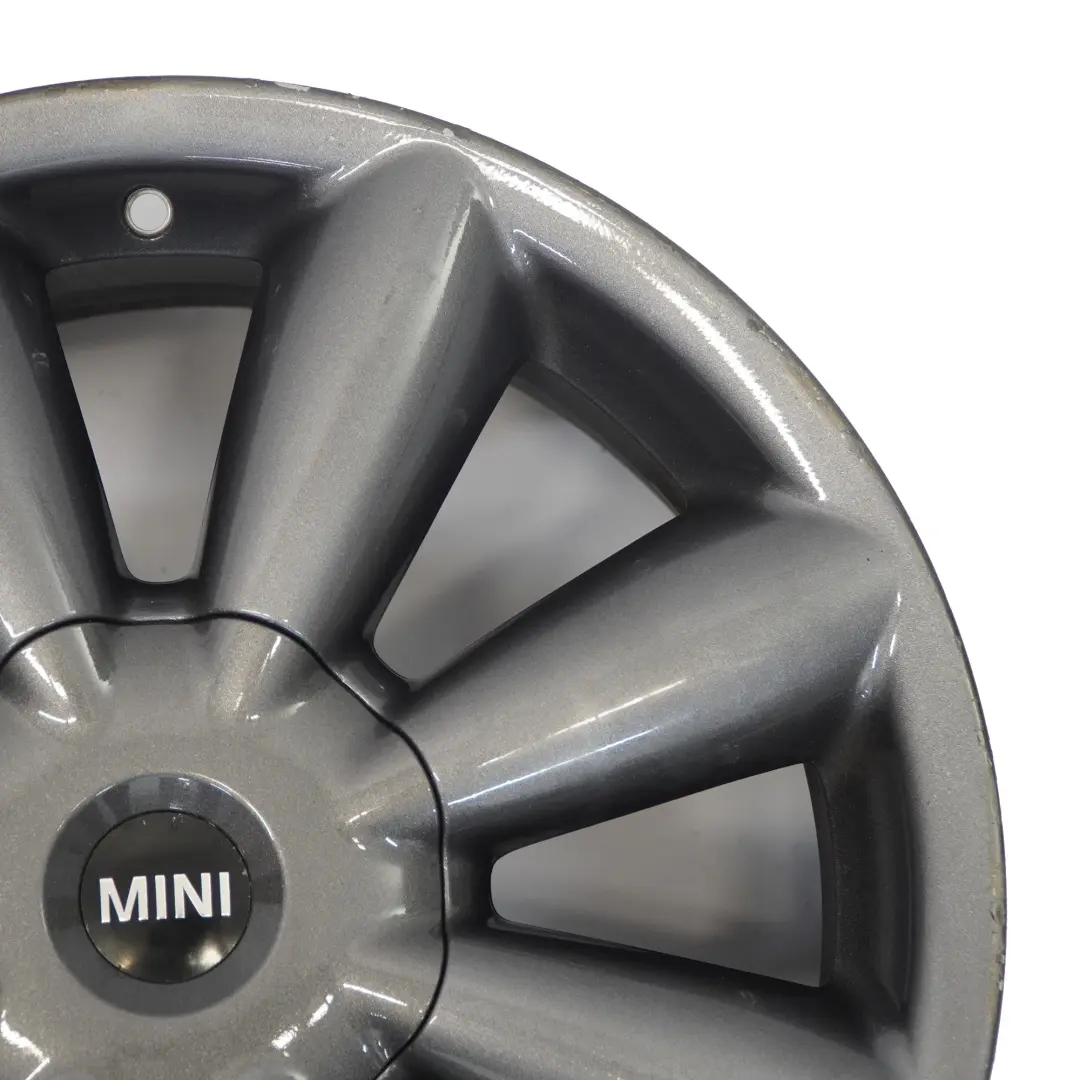 Orbitgrey Wheel Alloy Rim 18" 7.5J ET:52 Turbo Fan 126 to Mini R60 R61 with Part number 9813647 Mini R60 R61 Orbitgrey Wheel Alloy Rim 18" 7.5J ET:52 Turbo Fan 126 - SKU 9813647-1 - Part number 9813647
