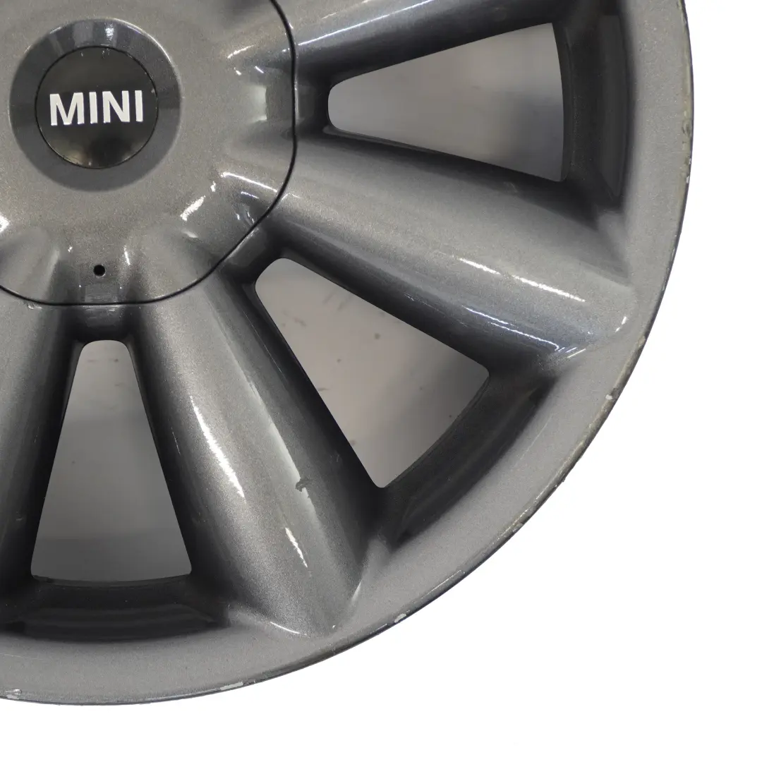 Orbitgrey Wheel Alloy Rim 18" 7.5J ET:52 Turbo Fan 126 to Mini R60 R61 with Part number 9813647 Mini R60 R61 Orbitgrey Wheel Alloy Rim 18" 7.5J ET:52 Turbo Fan 126 - SKU 9813647-1 - Part number 9813647