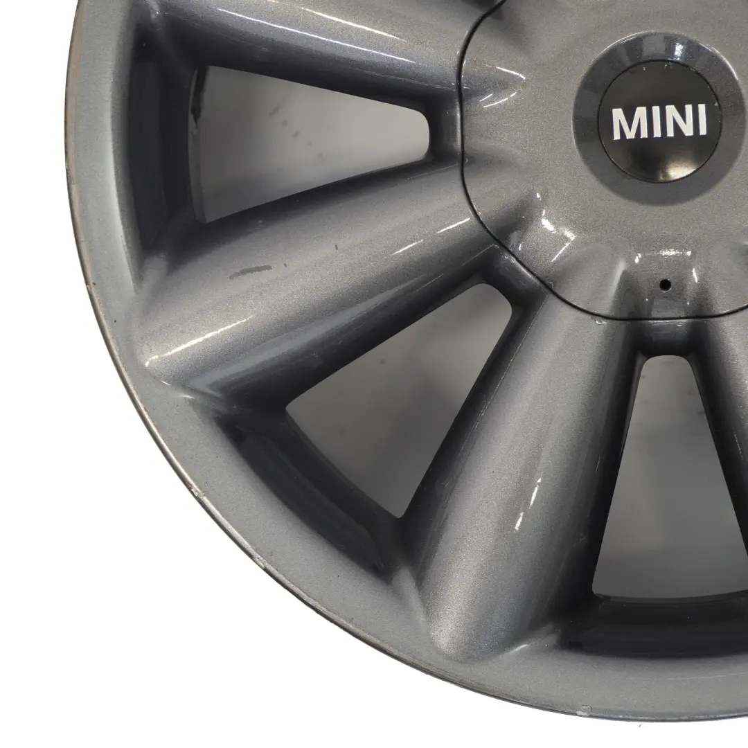 Orbitgrey Jante en alliage 18" 7.5J ET:52 Turbo Fan 126 pour Mini R60 R61 à propos du numéro de pièce 9813647 Mini R60 R61 Orbitgrey Jante en alliage 18" 7.5J ET:52 Turbo Fan 126 - SKU 9813647-1 - Numéro de pièce 9813647