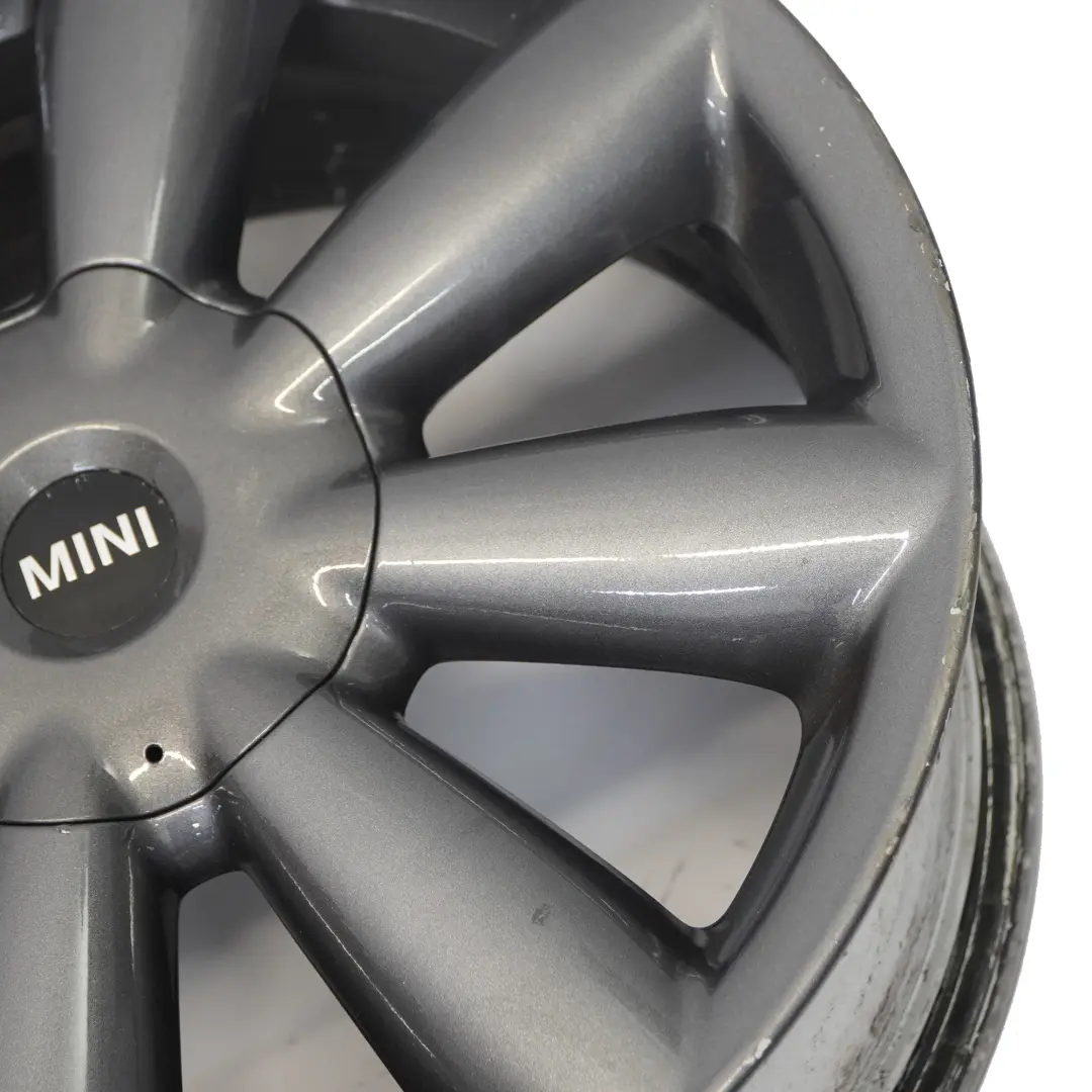 Orbitgrau Leichtmetallfelge 18" 7.5J ET:52 Turbo Fan 126 für Mini R60 R61 mit Teilenummer 9813647 Mini R60 R61 Orbitgrau Leichtmetallfelge 18" 7.5J ET:52 Turbo Fan 126 - SKU 9813647-1 - Teilenummer 9813647