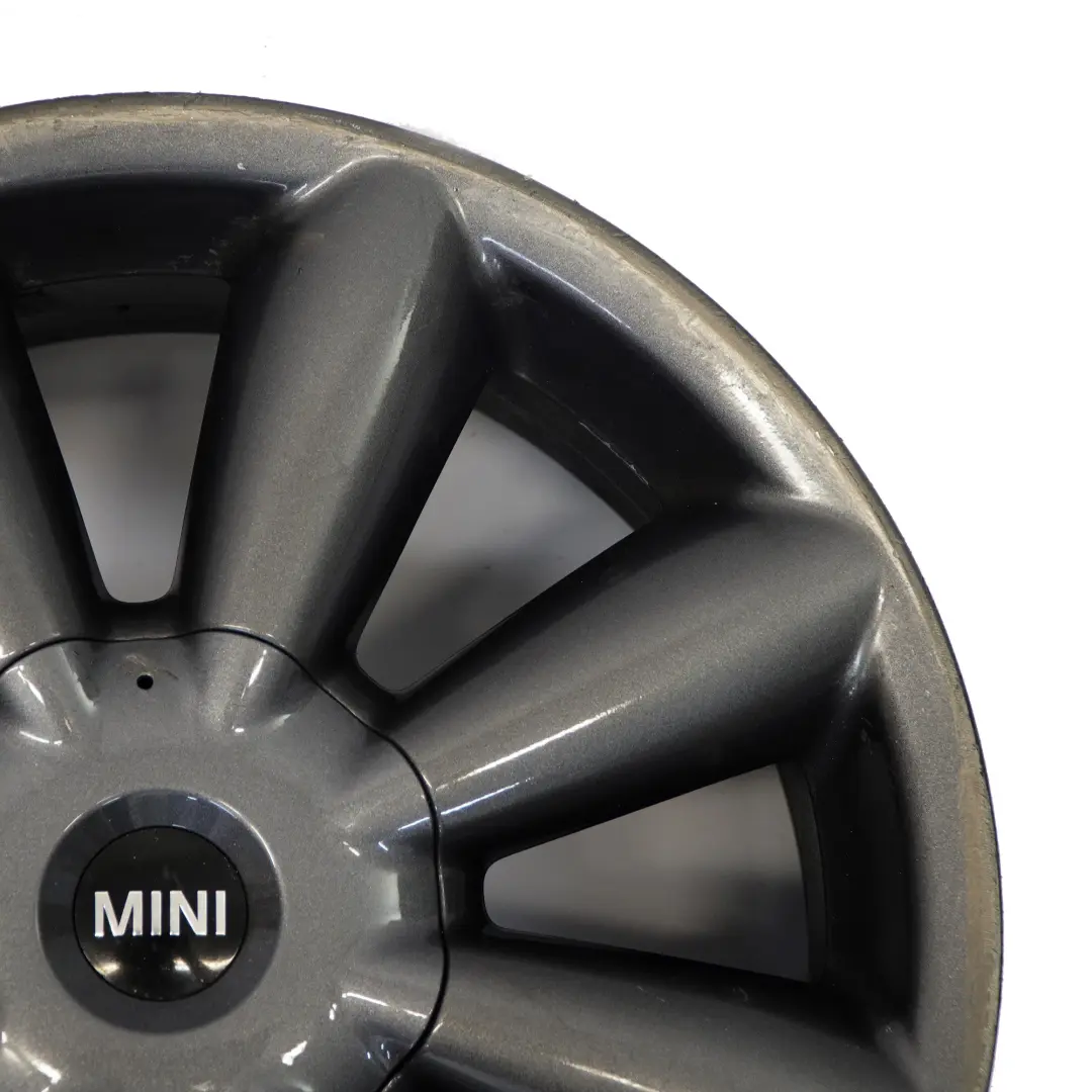 Orbitgrey Jante en alliage 18" 7.5J ET:52 Turbo Fan 126 pour Mini R60 R61 à propos du numéro de pièce 9813647 Mini R60 R61 Orbitgrey Jante en alliage 18" 7.5J ET:52 Turbo Fan 126 - SKU 9813647-2 - Numéro de pièce 9813647