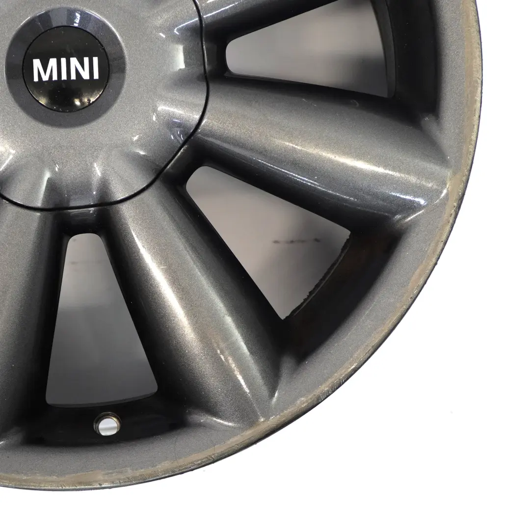 Orbitgrey Wheel Alloy Rim 18" 7.5J ET:52 Turbo Fan 126 to Mini R60 R61 with Part number 9813647 Mini R60 R61 Orbitgrey Wheel Alloy Rim 18" 7.5J ET:52 Turbo Fan 126 - SKU 9813647-2 - Part number 9813647