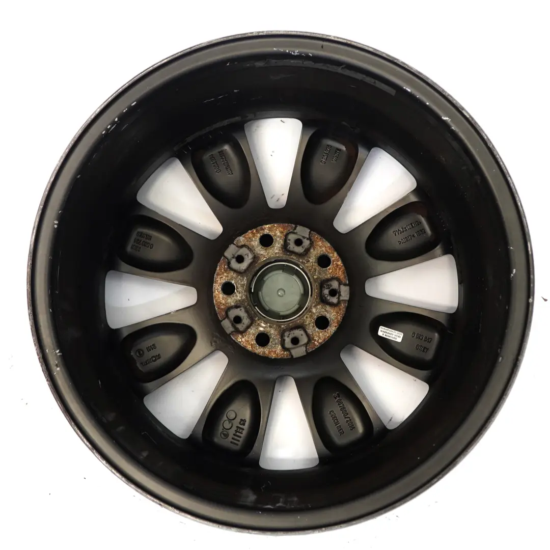 Orbitgrey Wheel Alloy Rim 18" 7.5J ET:52 Turbo Fan 126 to Mini R60 R61 with Part number 9813647 Mini R60 R61 Orbitgrey Wheel Alloy Rim 18" 7.5J ET:52 Turbo Fan 126 - SKU 9813647-3 - Part number 9813647