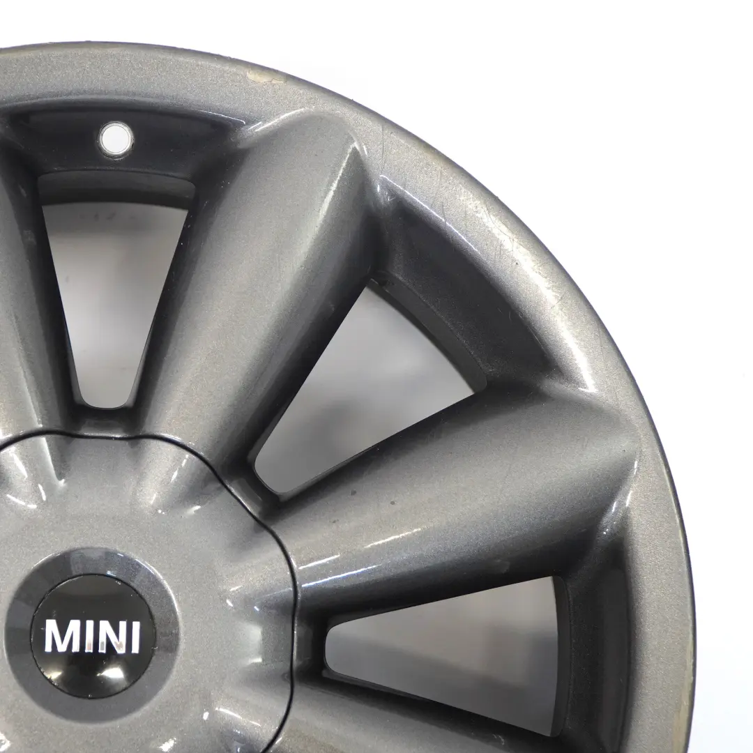 Orbitgrey Wheel Alloy Rim 18" 7.5J ET:52 Turbo Fan 126 to Mini R60 R61 with Part number 9813647 Mini R60 R61 Orbitgrey Wheel Alloy Rim 18" 7.5J ET:52 Turbo Fan 126 - SKU 9813647-4 - Part number 9813647
