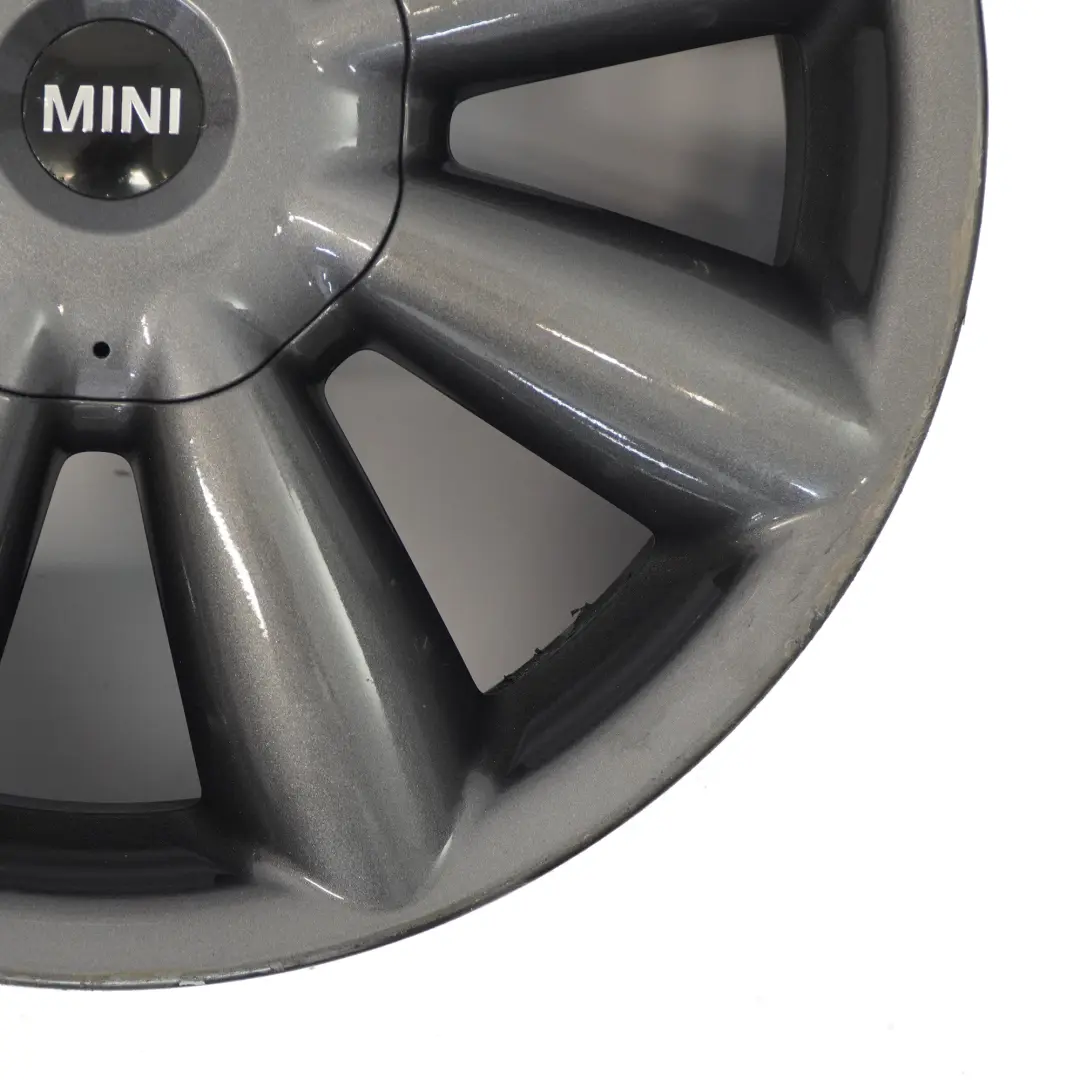 Orbitgrey Wheel Alloy Rim 18" 7.5J ET:52 Turbo Fan 126 to Mini R60 R61 with Part number 9813647 Mini R60 R61 Orbitgrey Wheel Alloy Rim 18" 7.5J ET:52 Turbo Fan 126 - SKU 9813647-4 - Part number 9813647