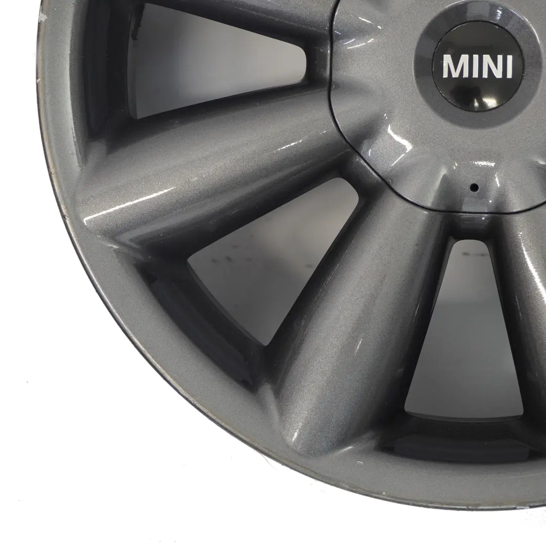 Orbitgrey Wheel Alloy Rim 18" 7.5J ET:52 Turbo Fan 126 to Mini R60 R61 with Part number 9813647 Mini R60 R61 Orbitgrey Wheel Alloy Rim 18" 7.5J ET:52 Turbo Fan 126 - SKU 9813647-4 - Part number 9813647